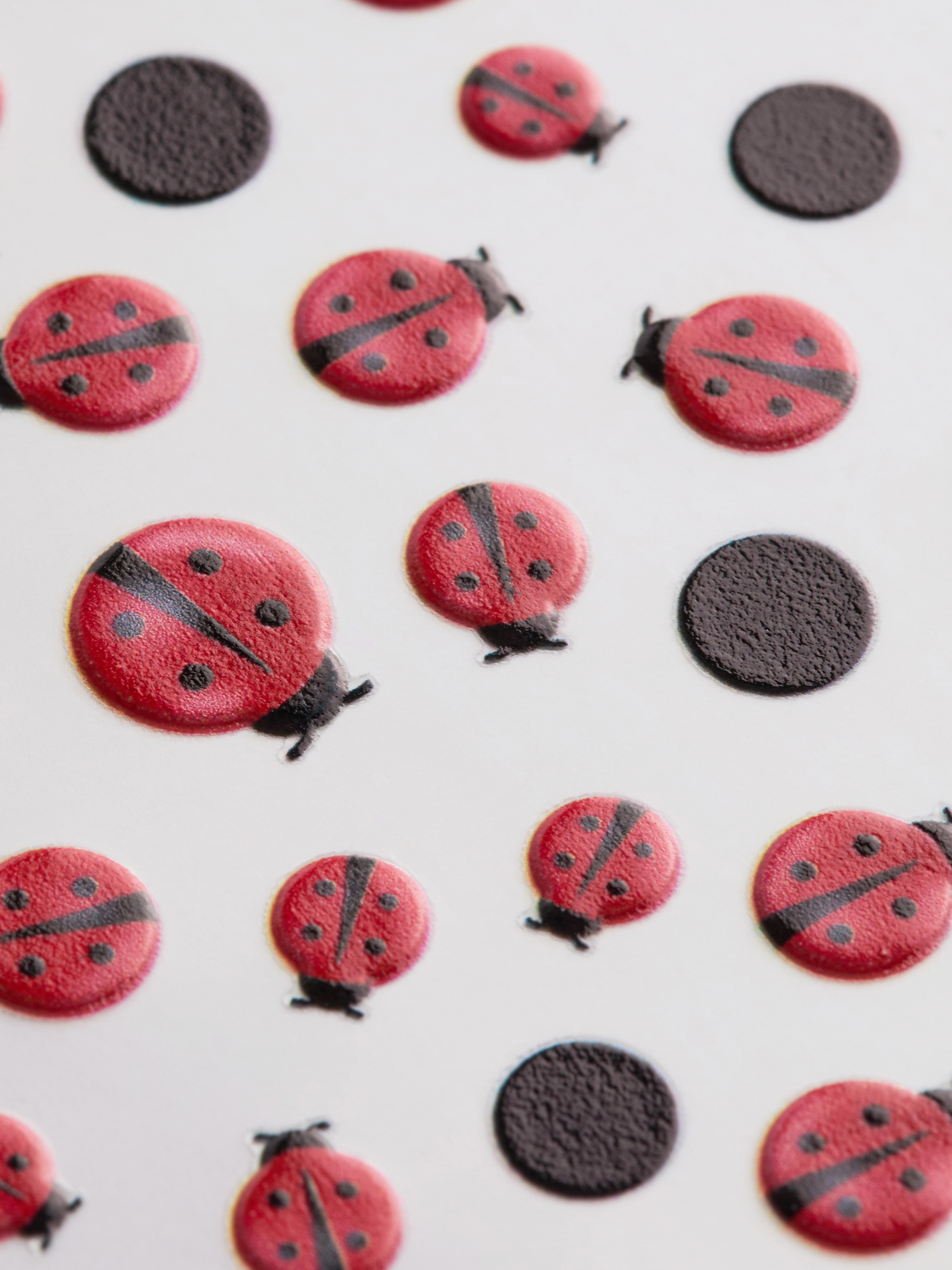 42pk PS... Ladybird Nail Art Stickers