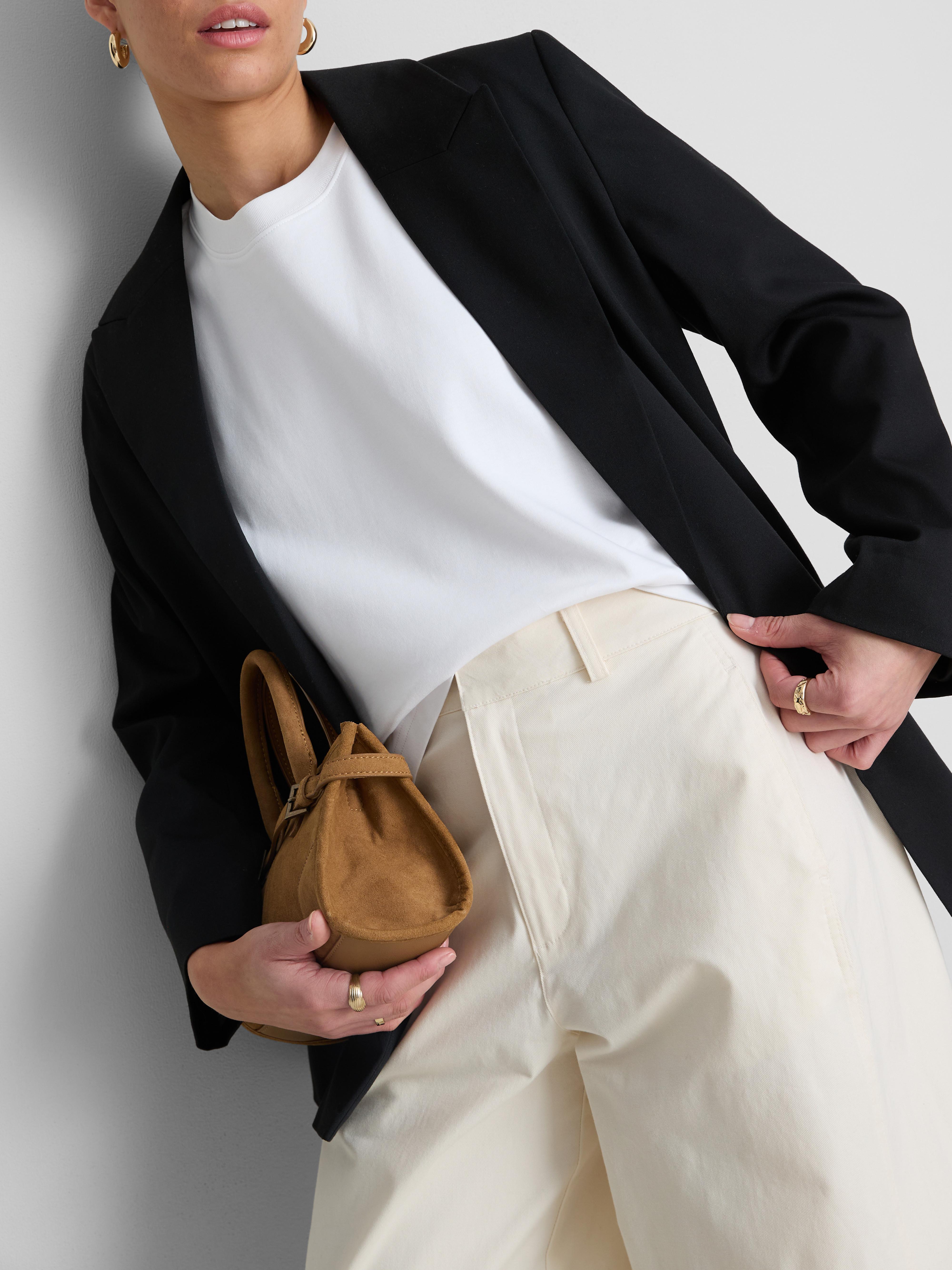 Barrel-Hose im Utility-Stil mit hohem Baumwollanteil