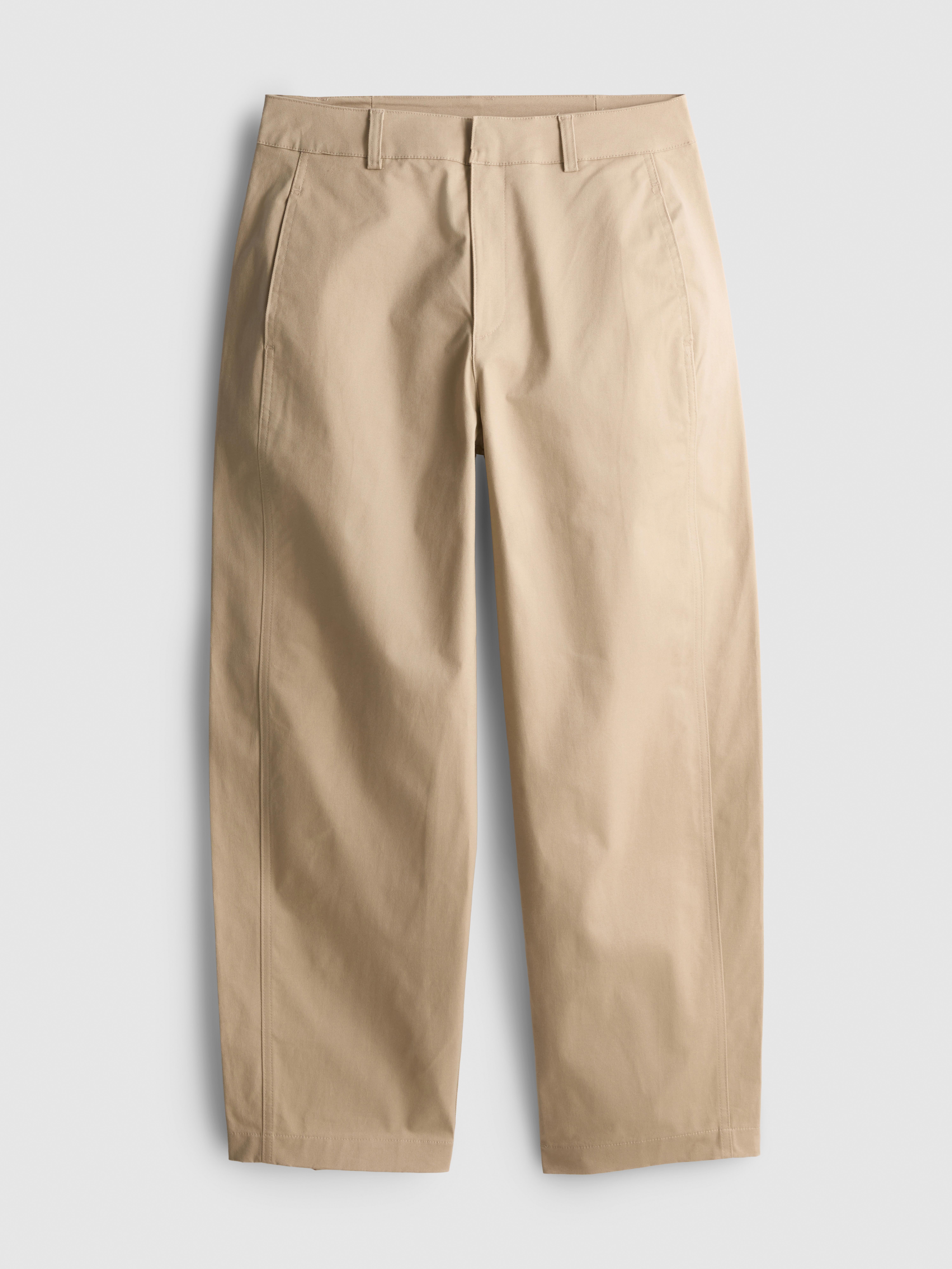 Pantaloni funzionali barrel alta percentuale cotone