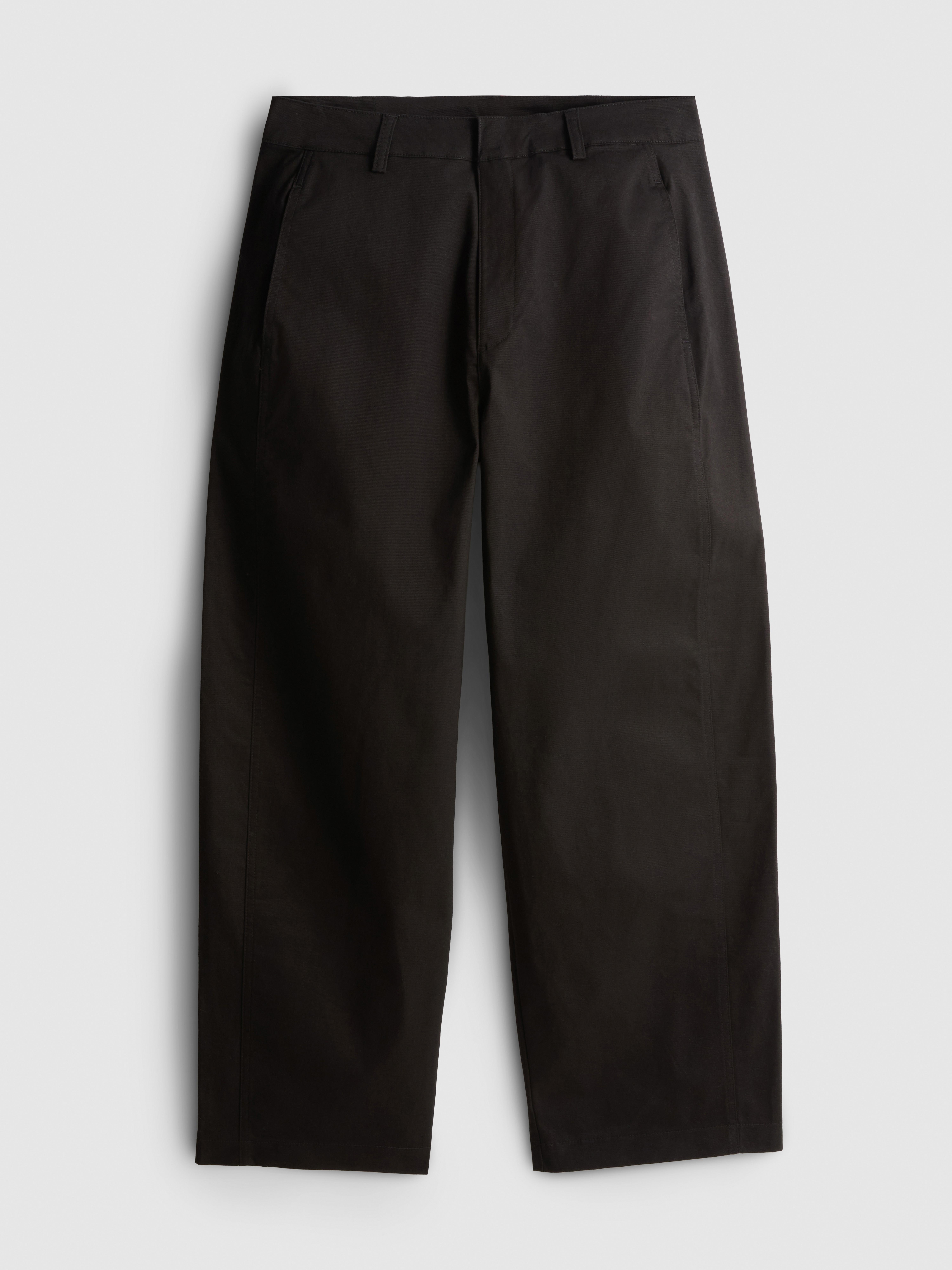 Pantaloni funzionali barrel alta percentuale cotone
