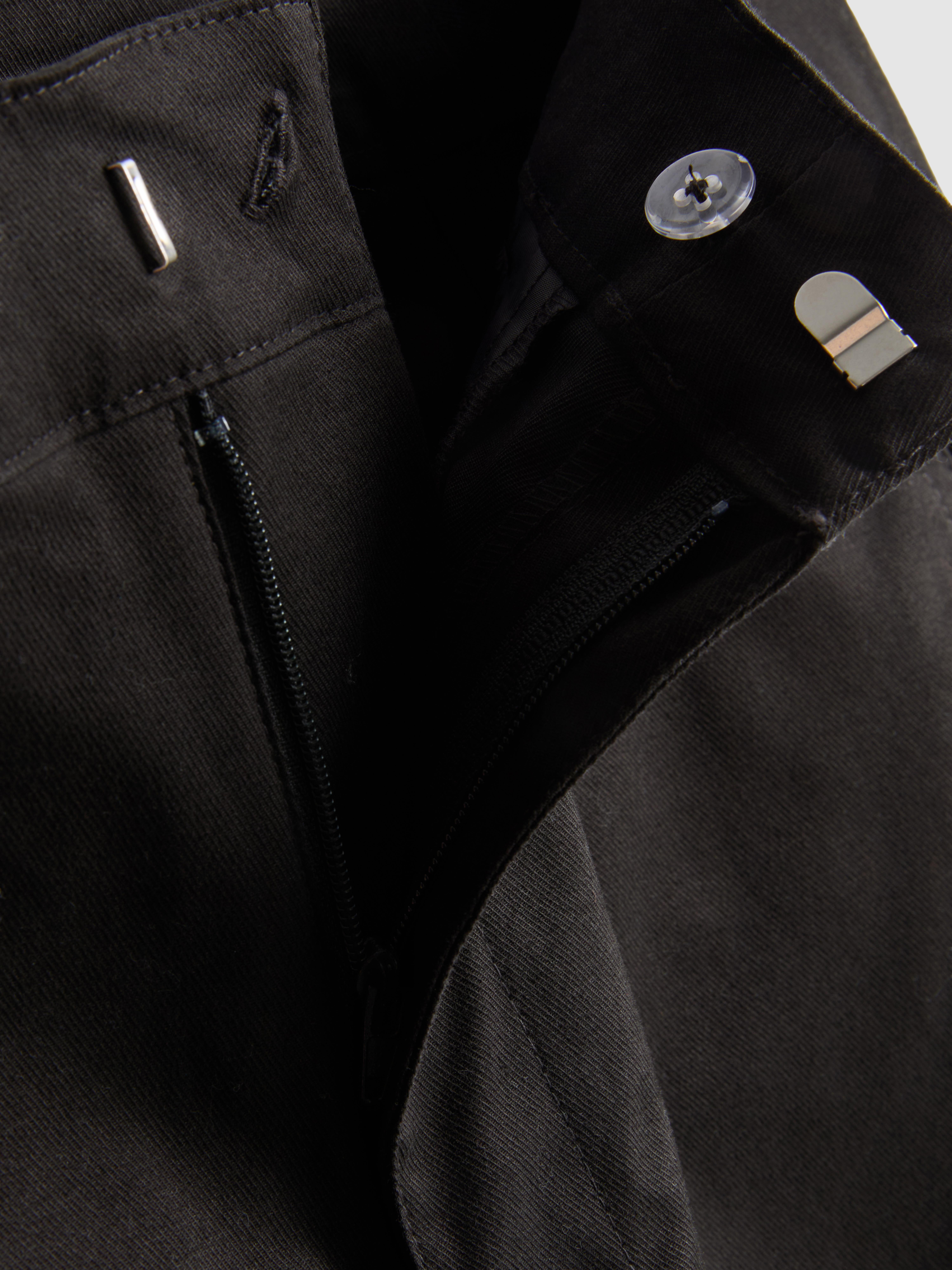 Cotton-Rich Barrel-Leg Utility Pants
