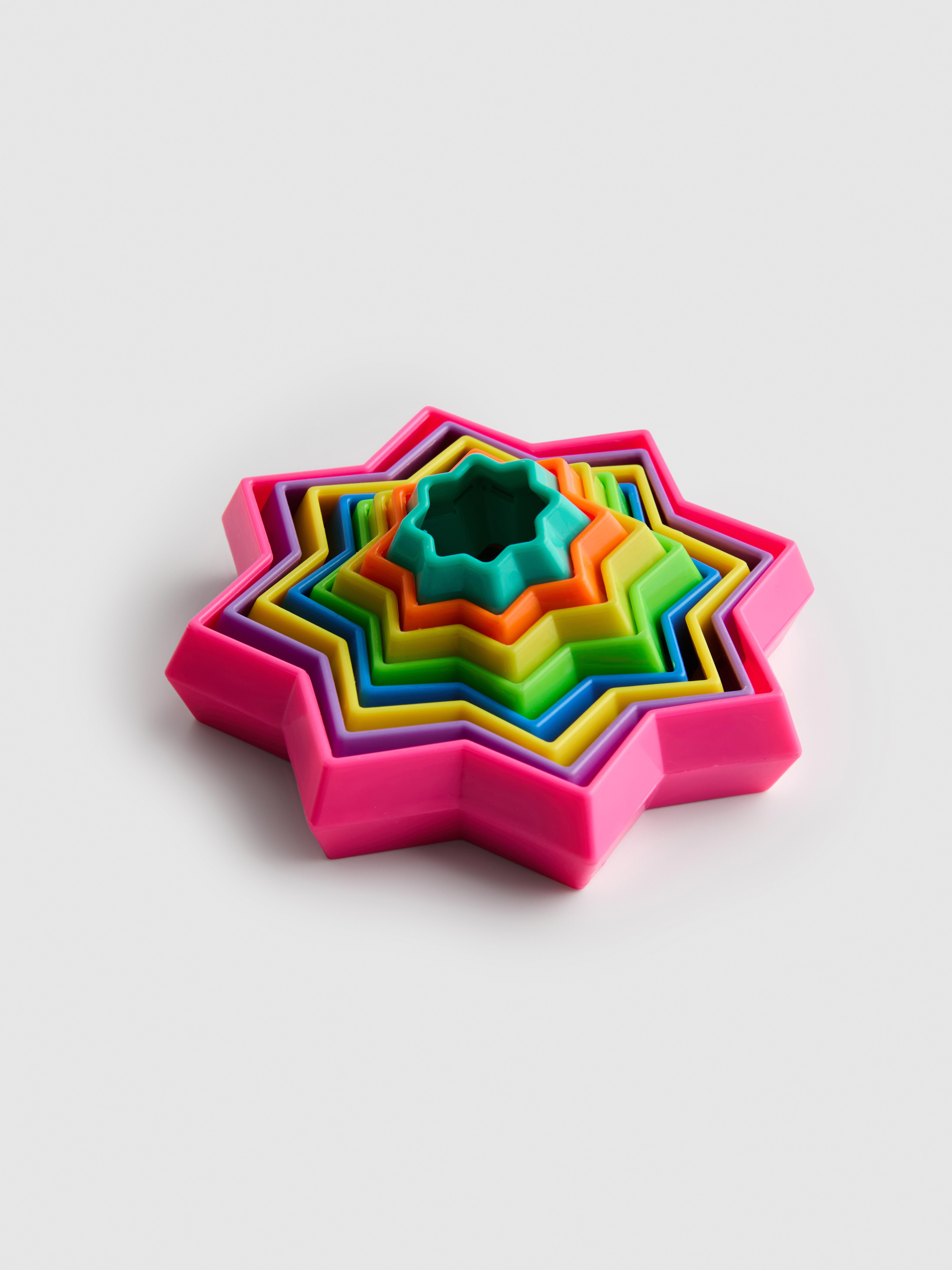 Brinquedo fidget forma estrela efeito espiral