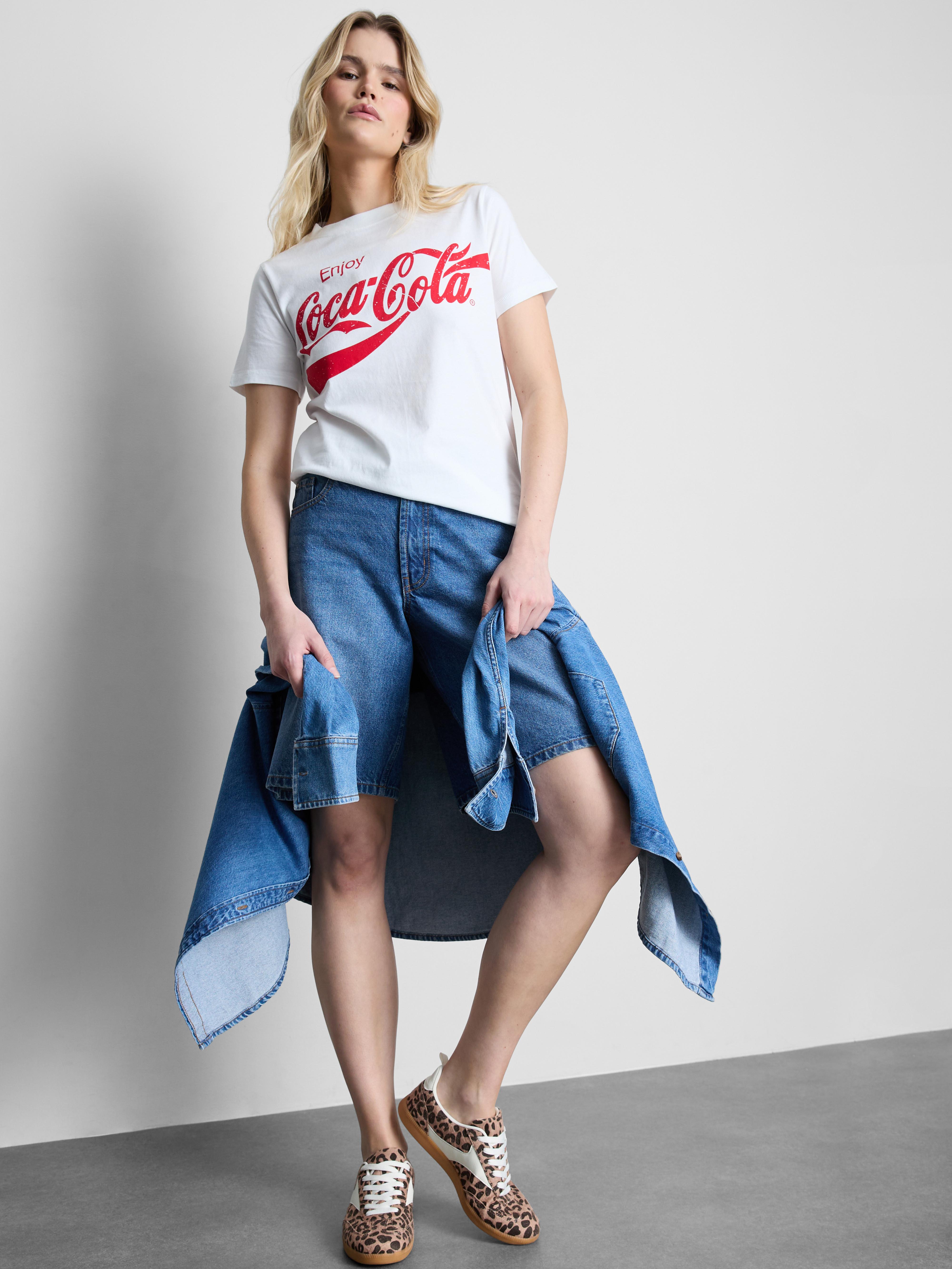 T-shirt décontracté à motif Coca-Cola