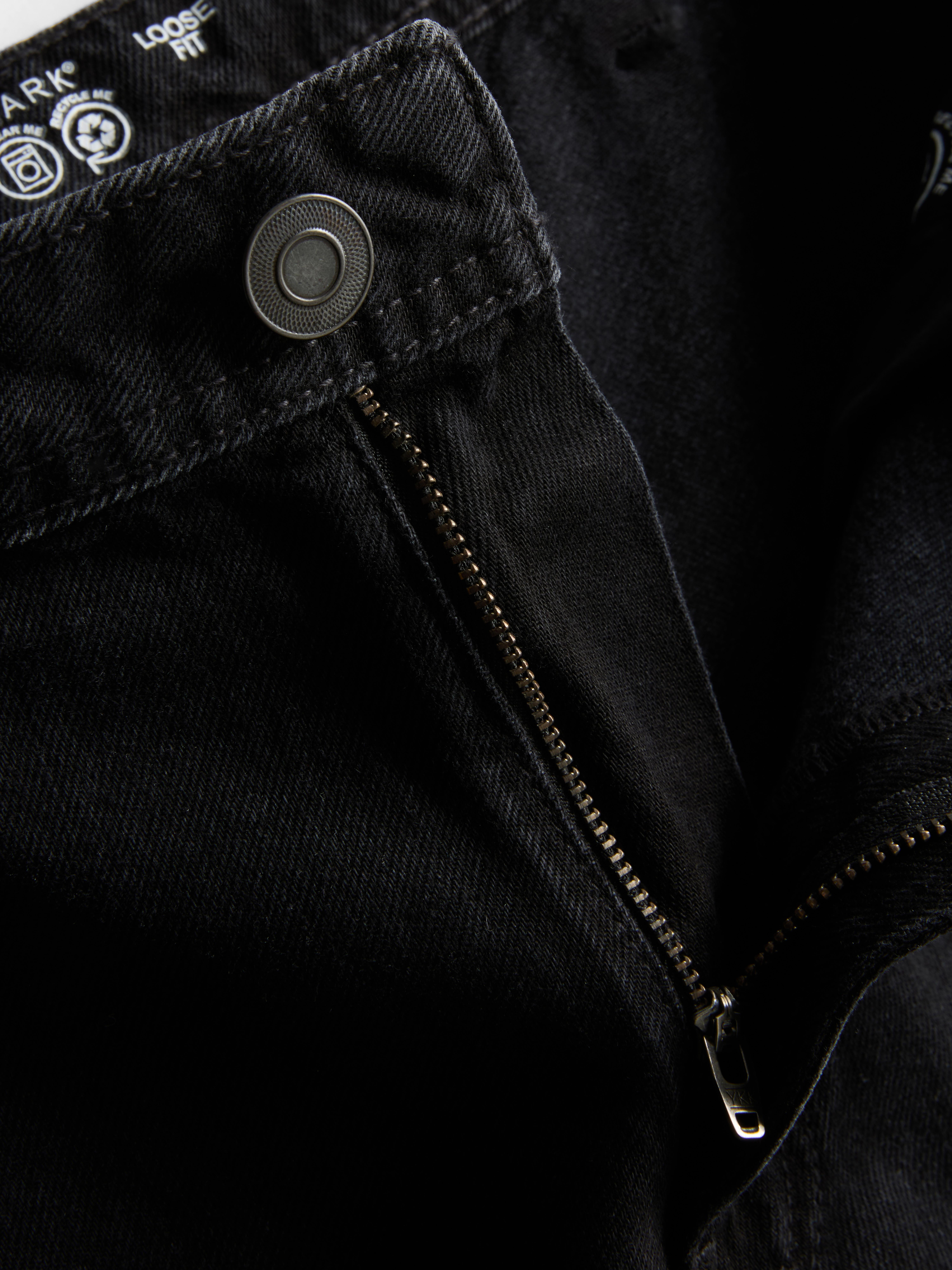 Vaqueros cargo holgados de talle medio