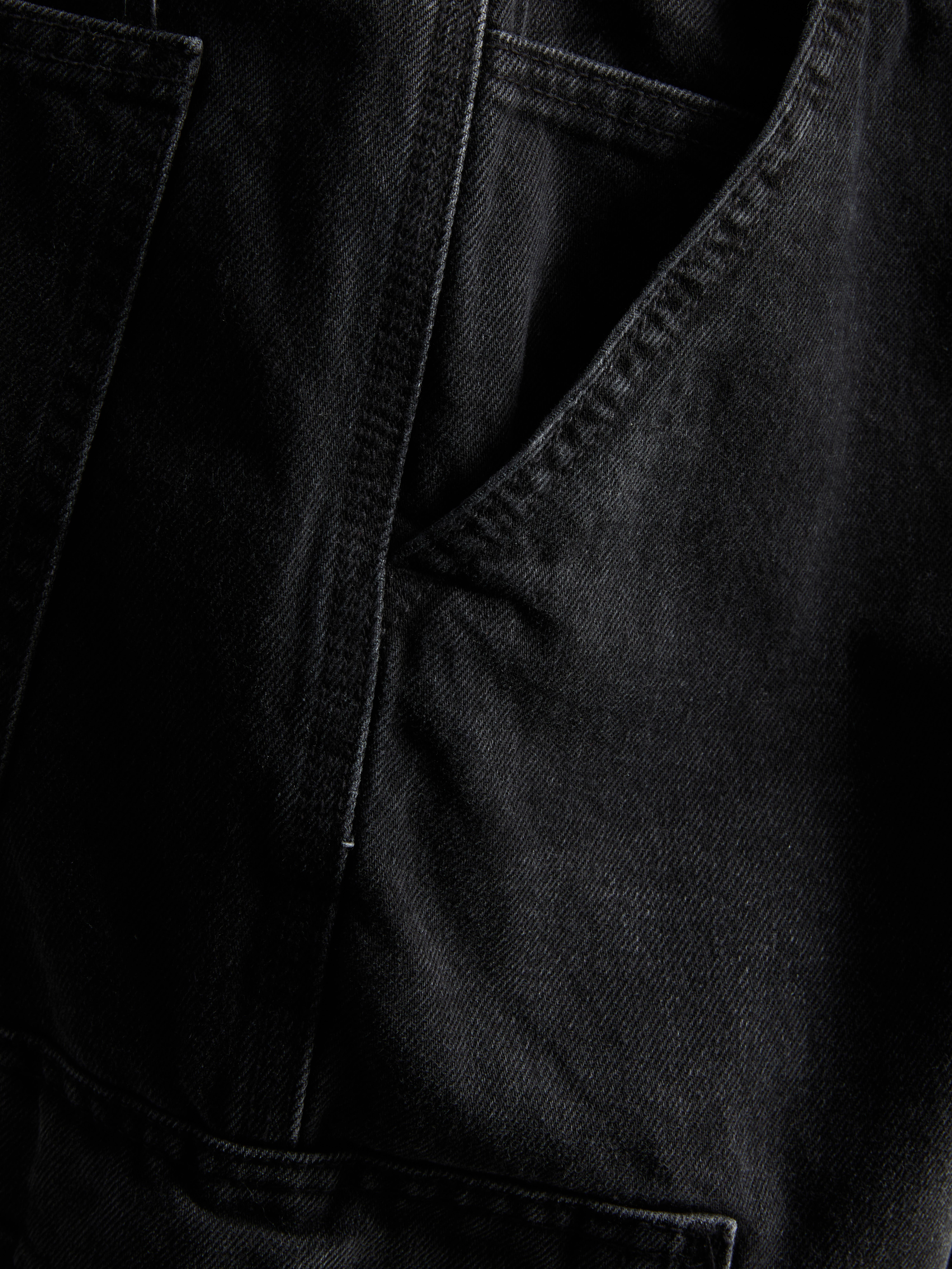 Vaqueros cargo holgados de talle medio