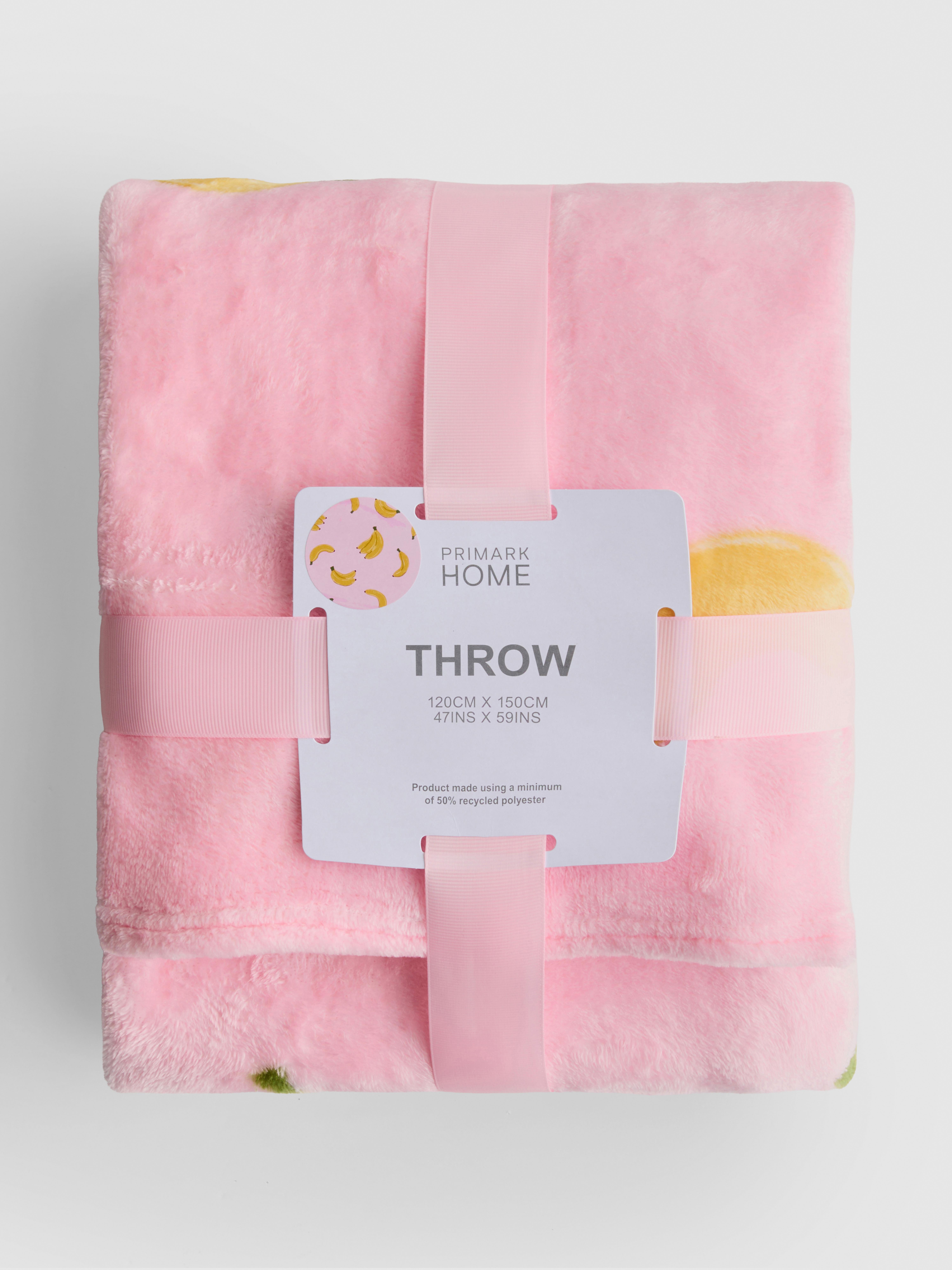 Banana Pattern Throw