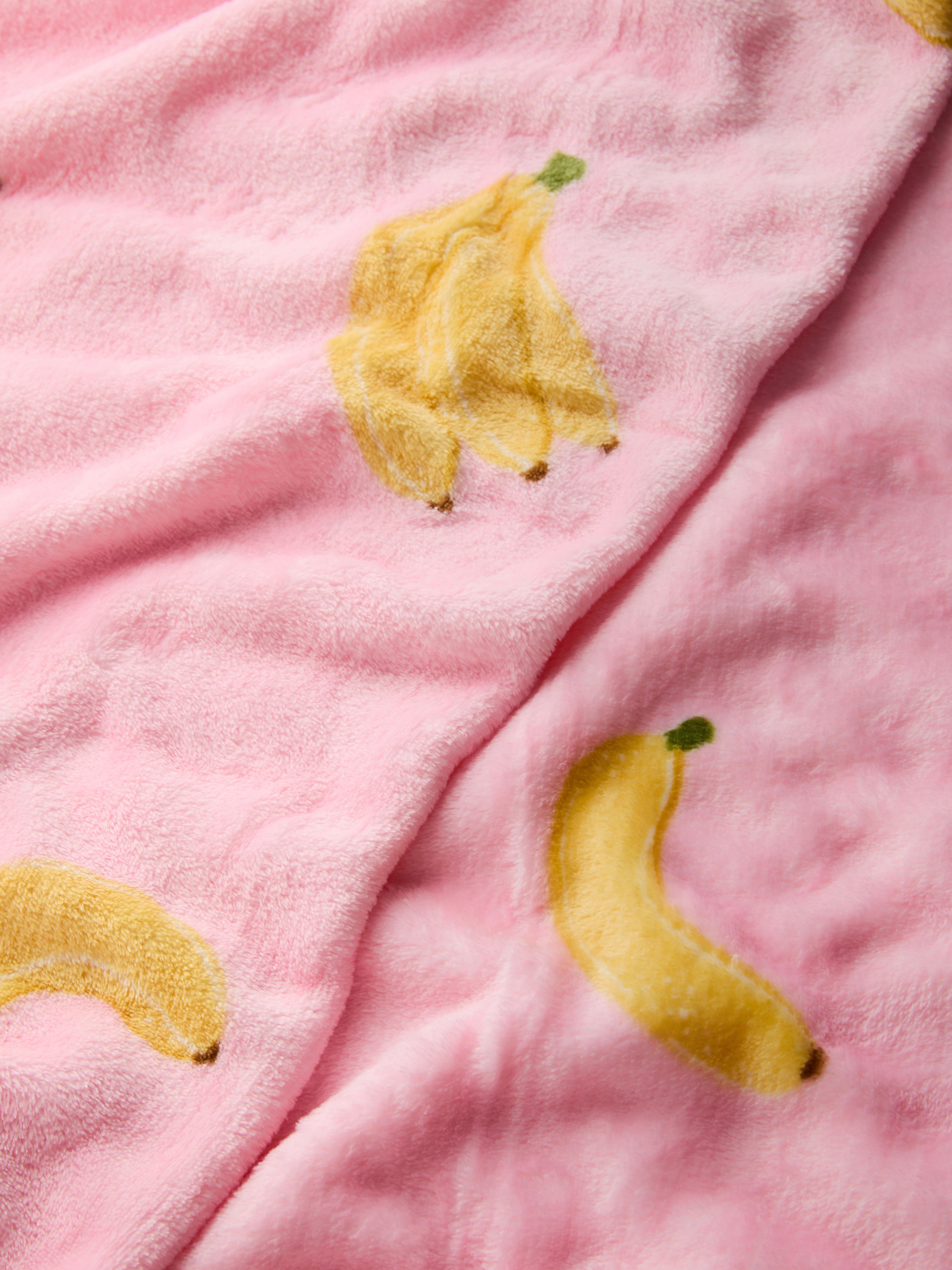 Banana Pattern Throw