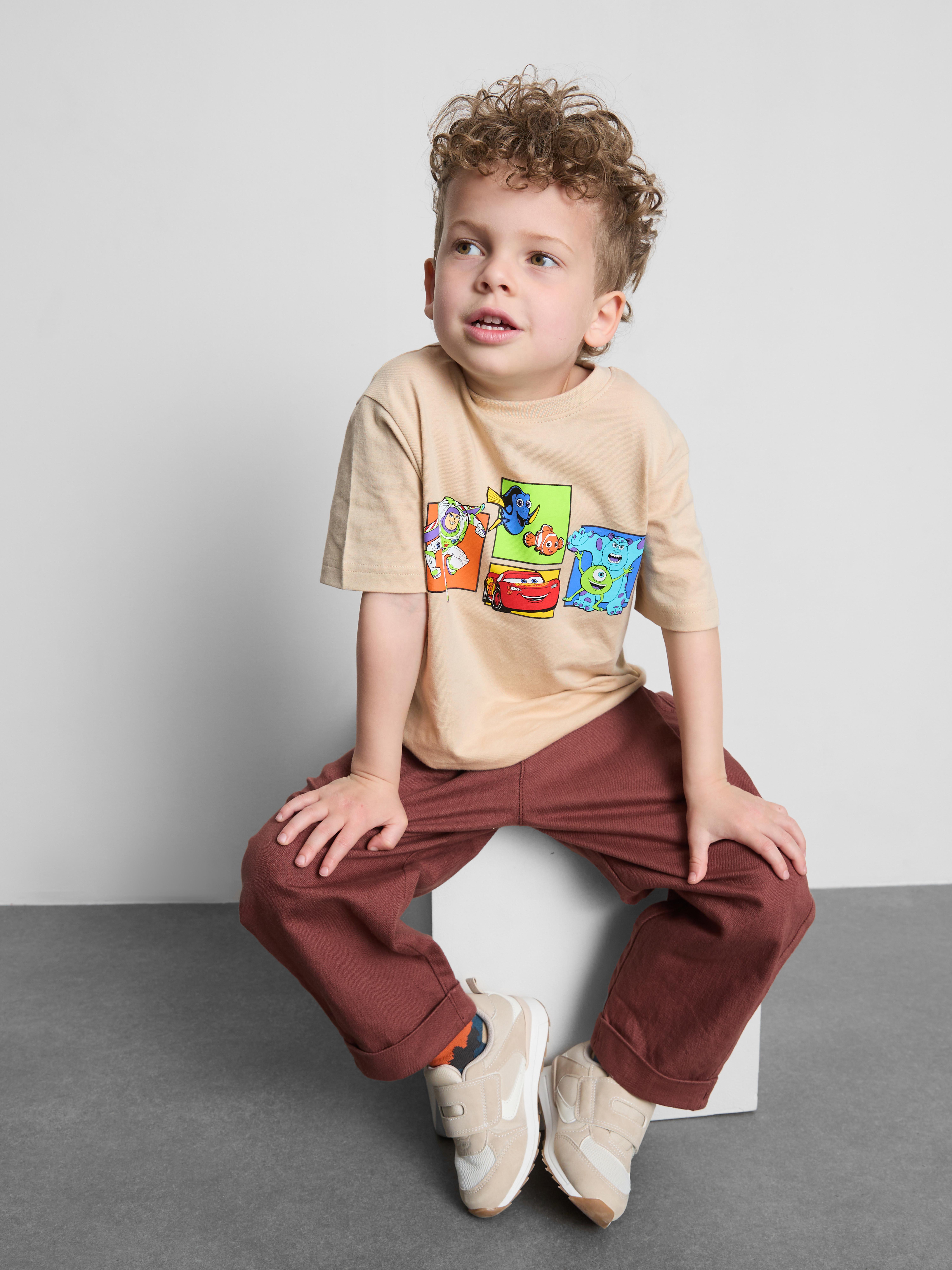 1,5-8 anos | T-shirt personagens Disney Pixar
