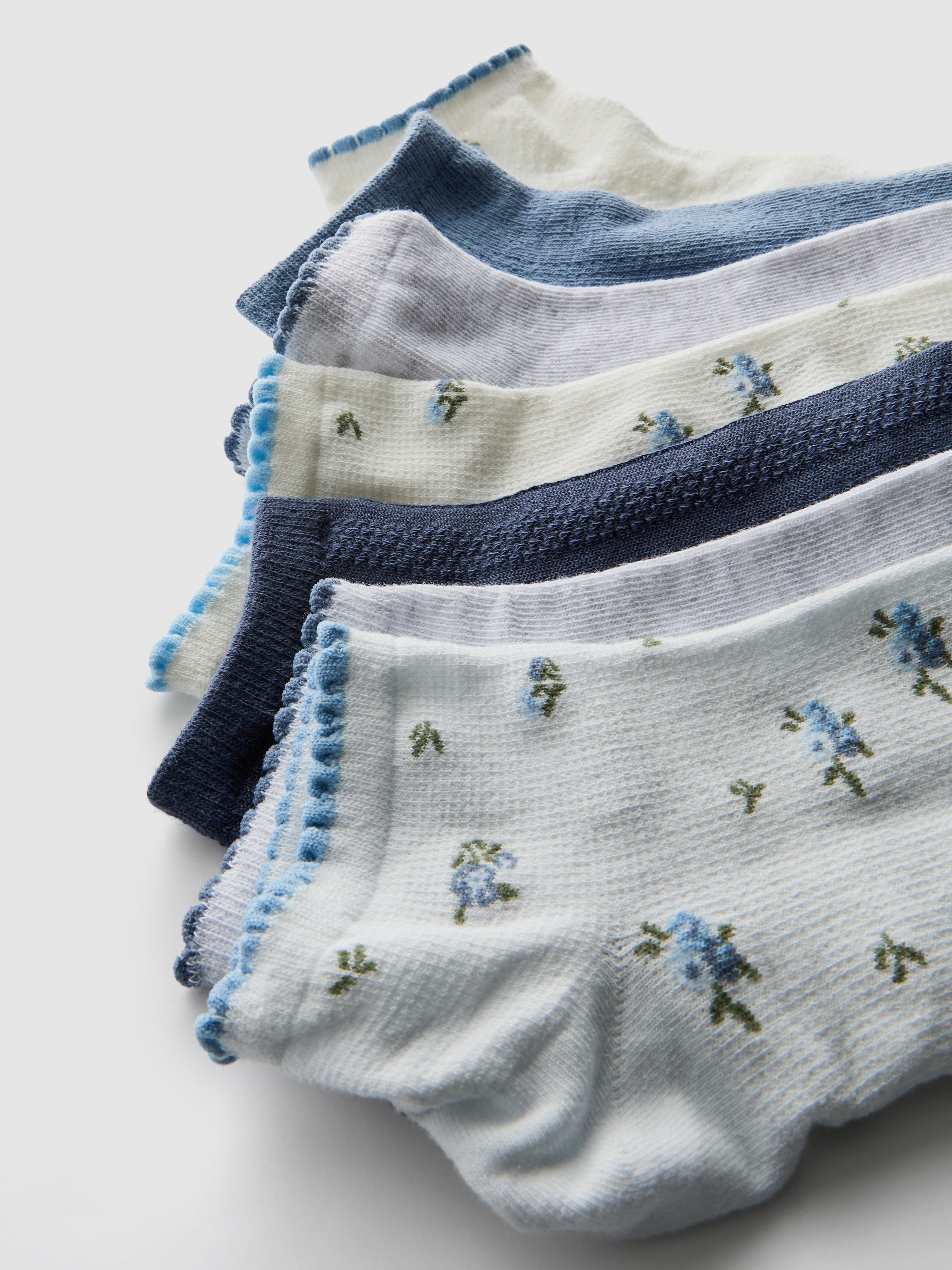 Lot de 7 paires de chaussettes de sport à motifs liberty