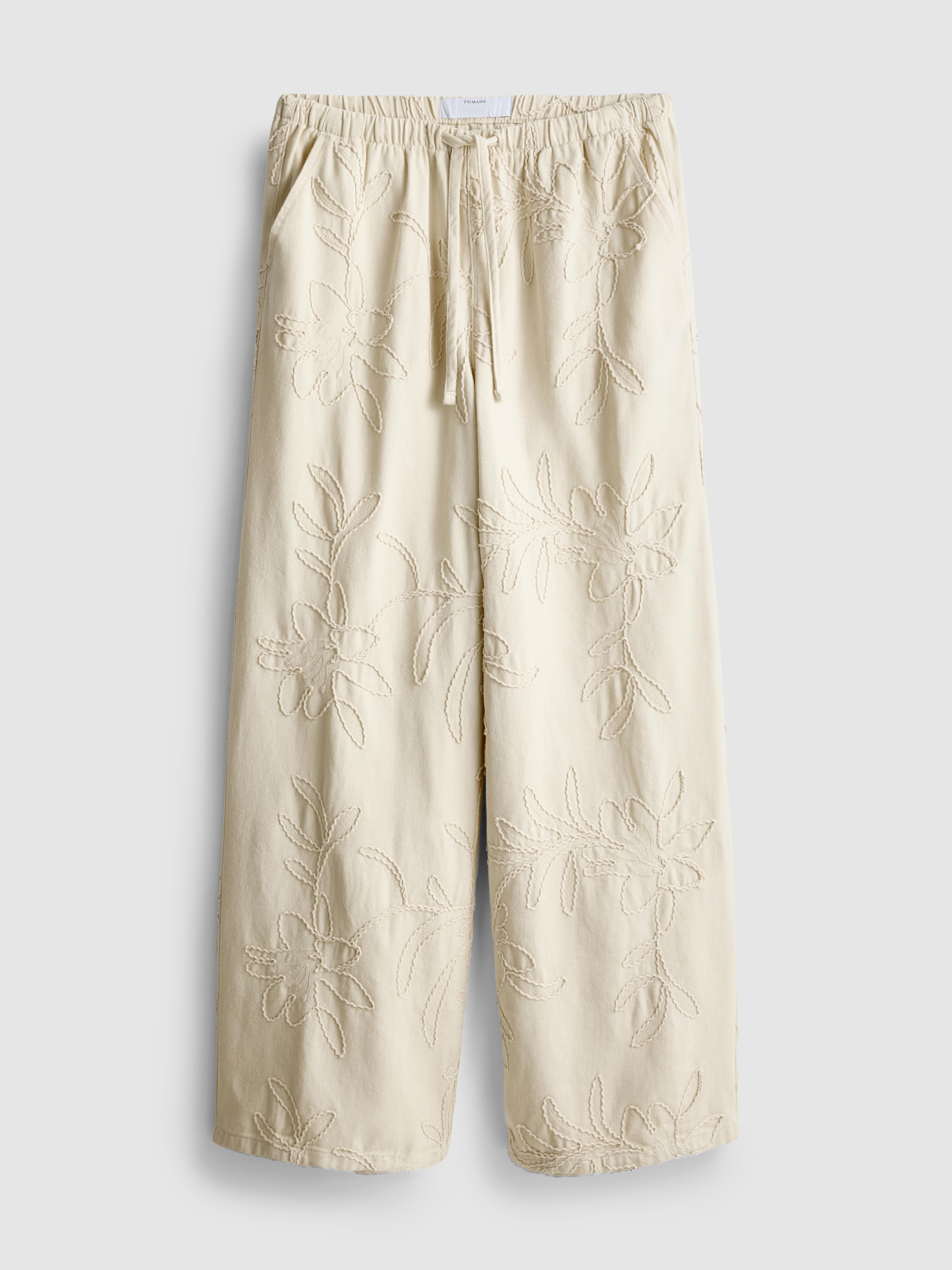 Pantaloni larghi in denim di cotone Cornelli