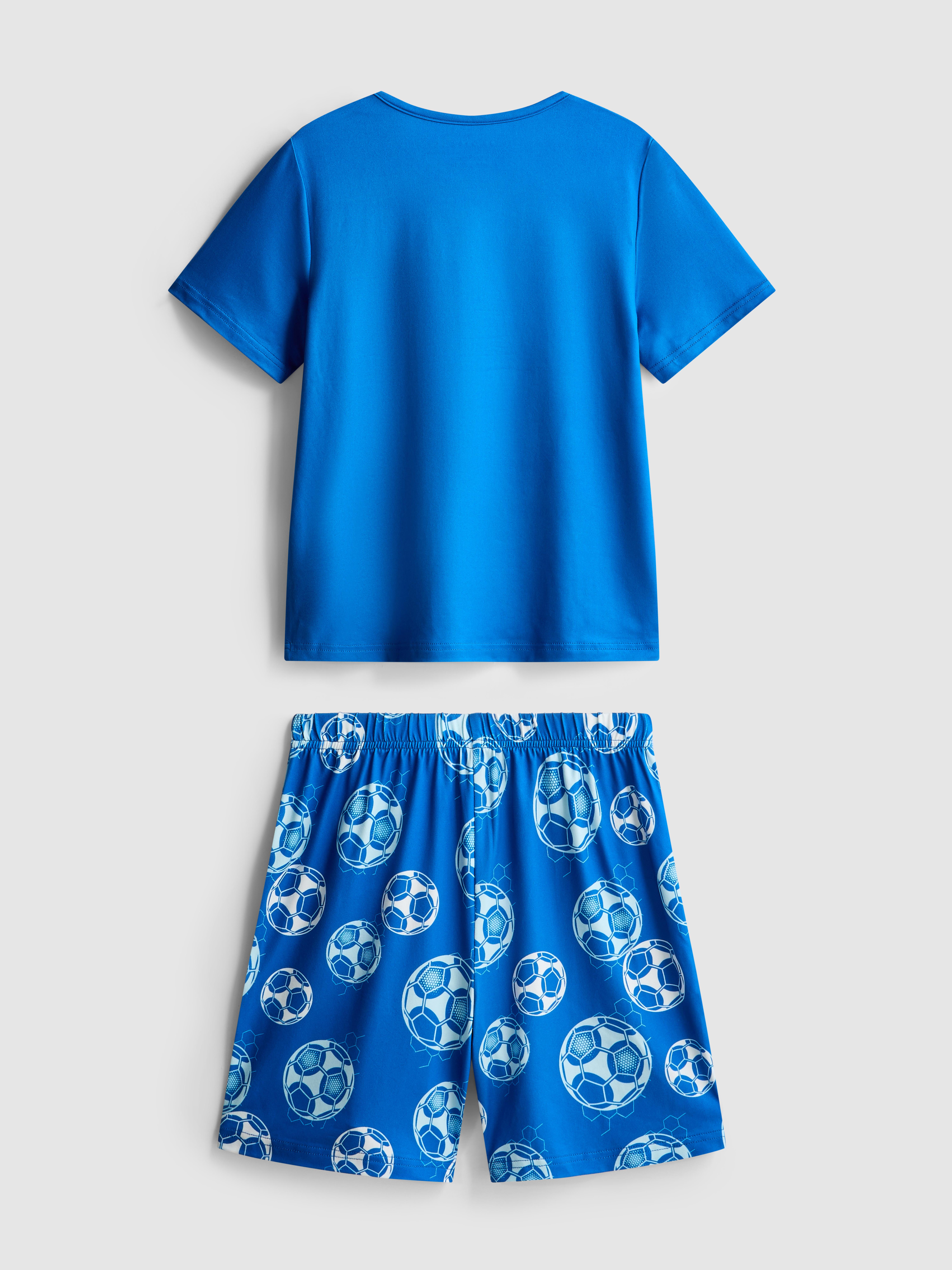 7 – 15 rokov | Krátke pyžamo s futbalovým vzorom
