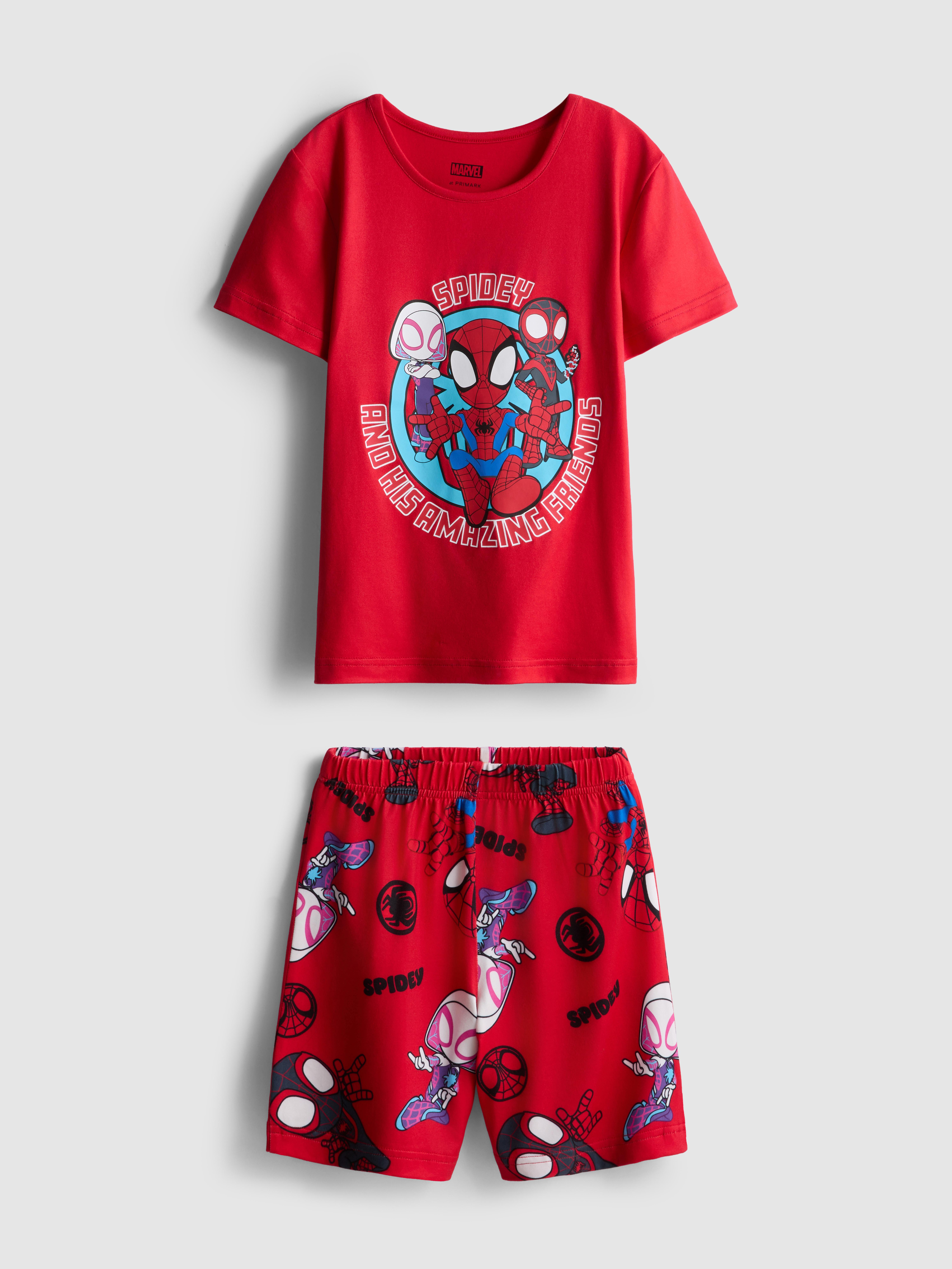 1,5–8 Jahre | Kurzer „Marvel Spidey“ Schlafanzug