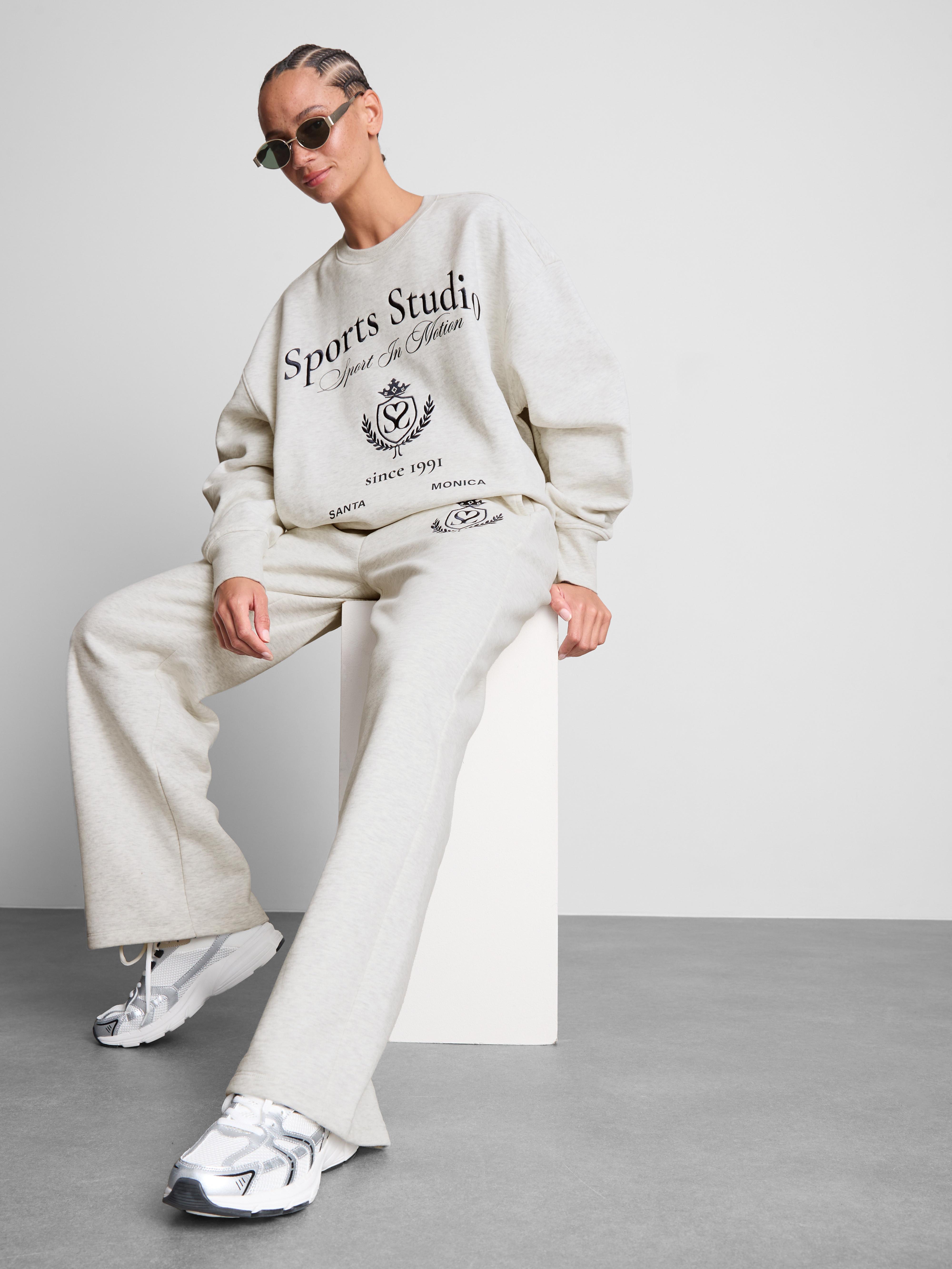 Felpa oversize in misto cotone Sports Studio