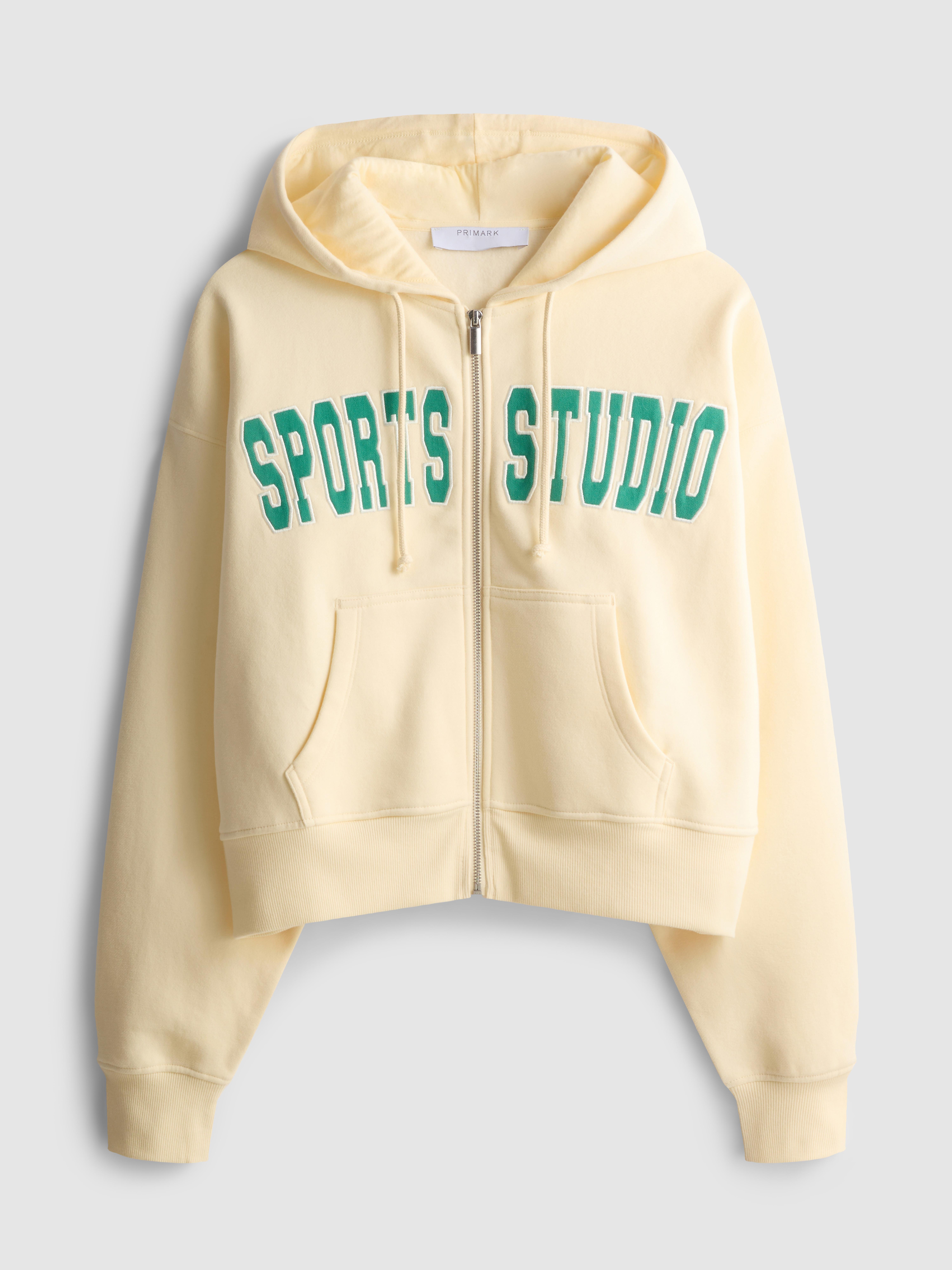 Cotton Rich Graphic Zip Through Hoodie