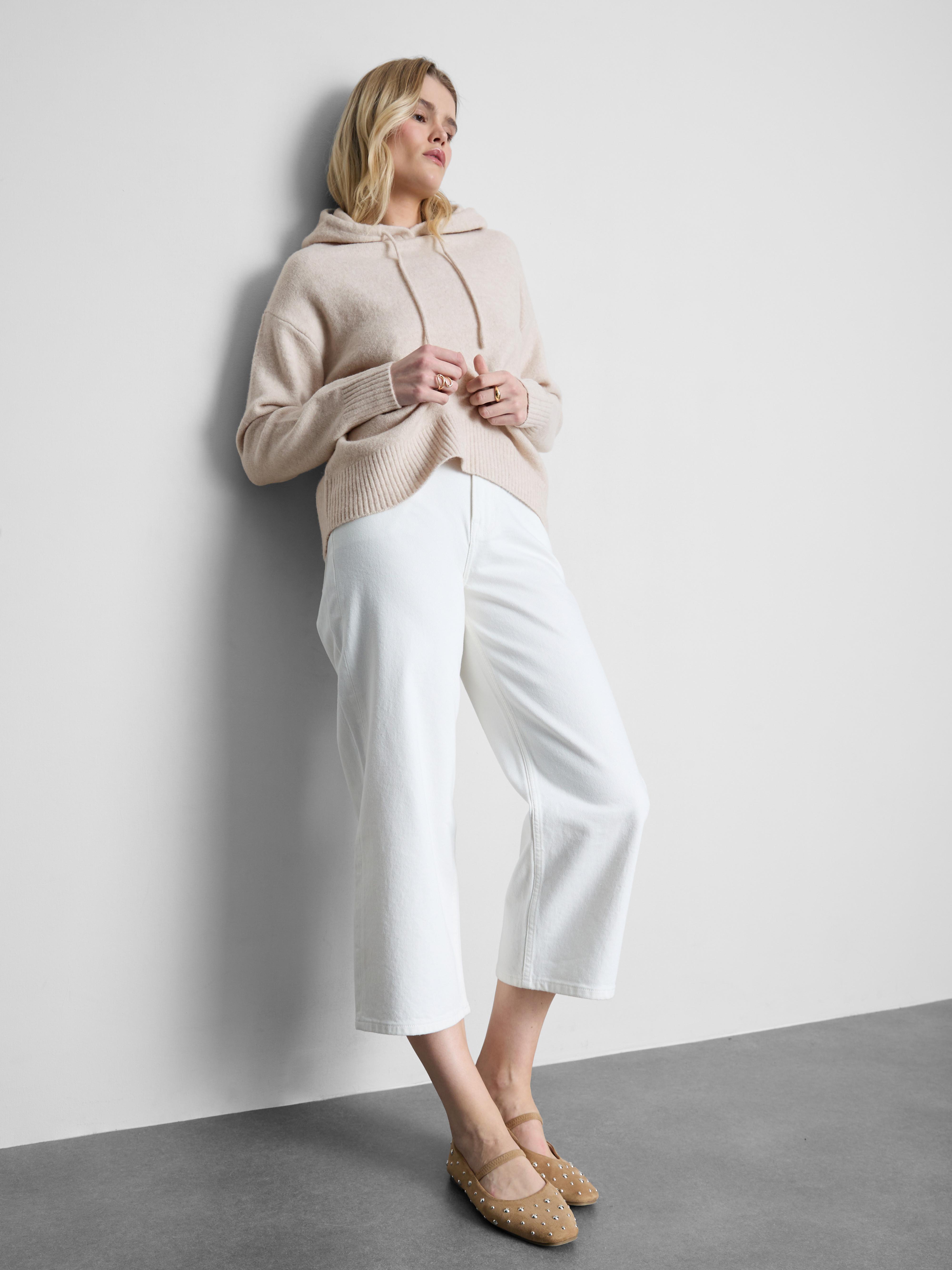 Sweat à capuche en maille à cordon de serrage