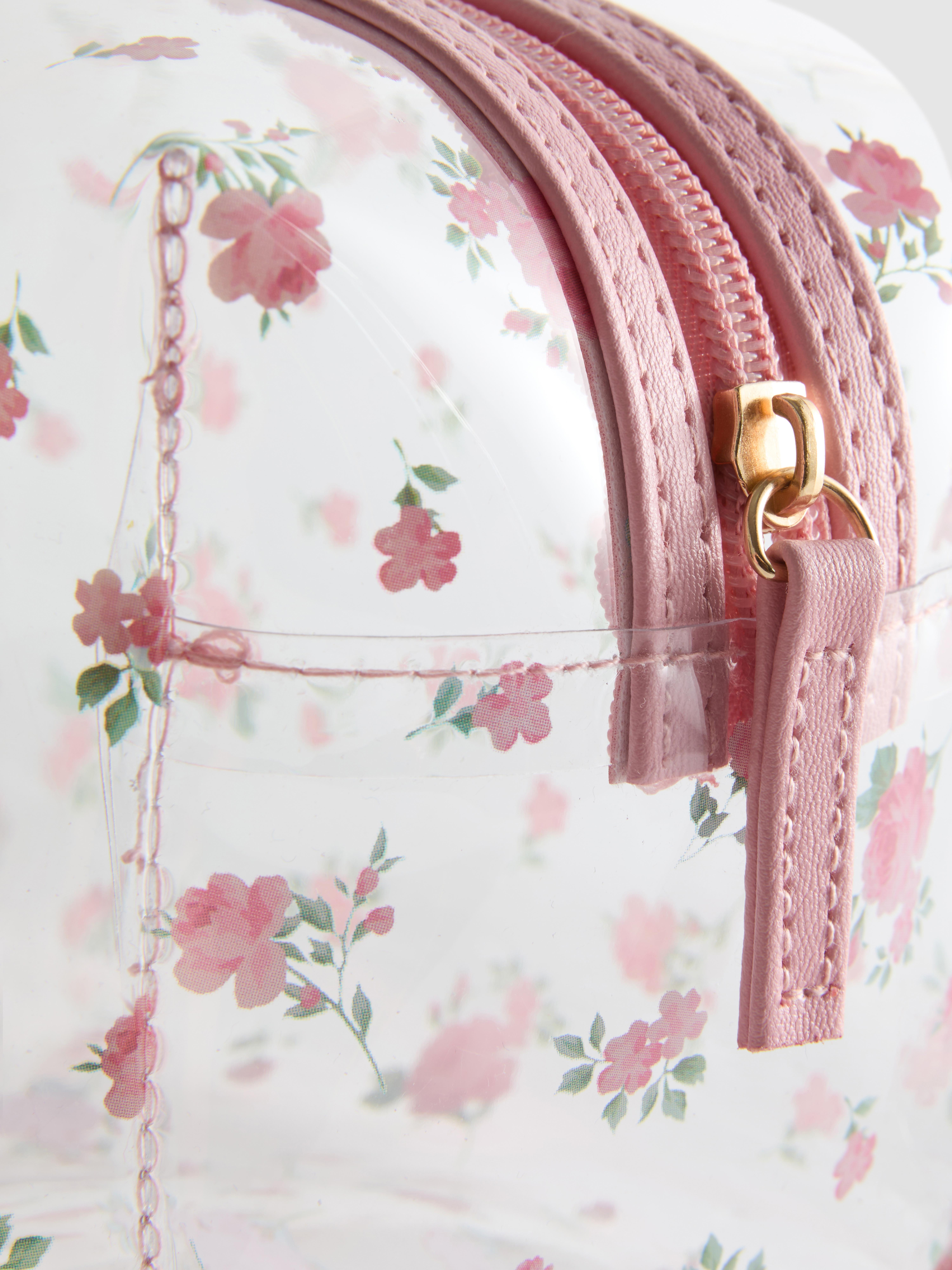 Floral Cosmetic Bag