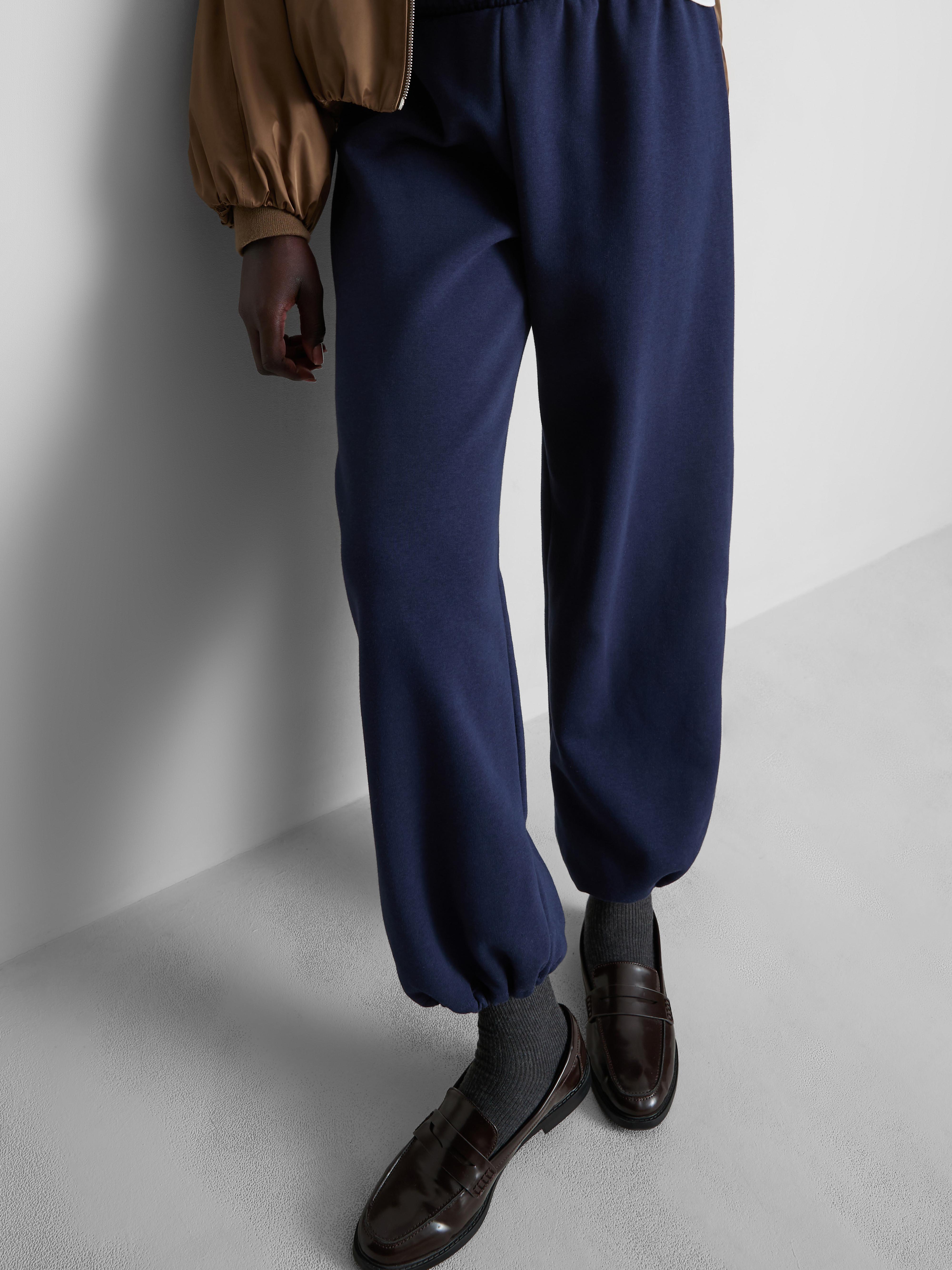 Cotton Blend Cuffed Joggers