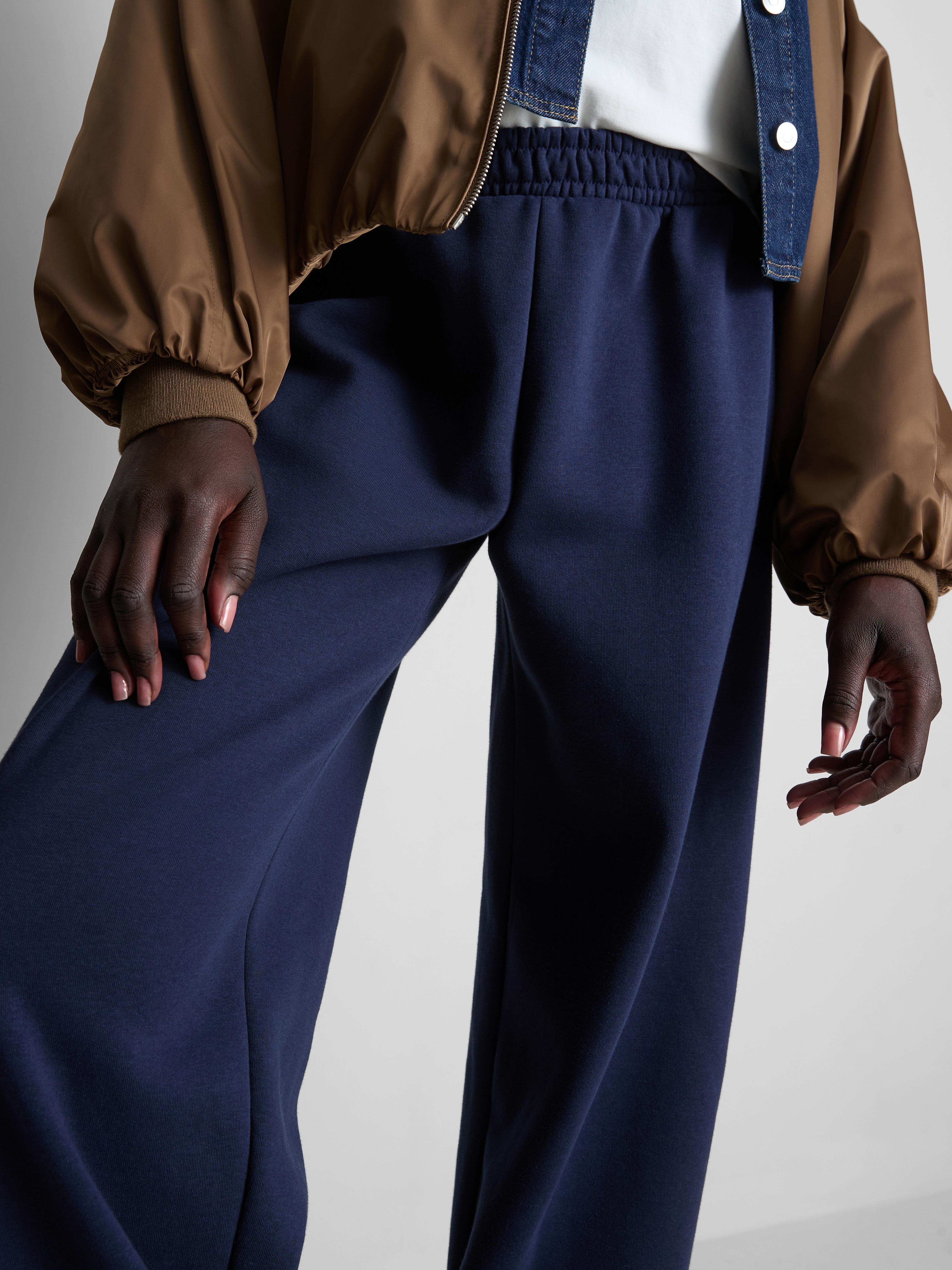 Cotton Blend Cuffed Joggers