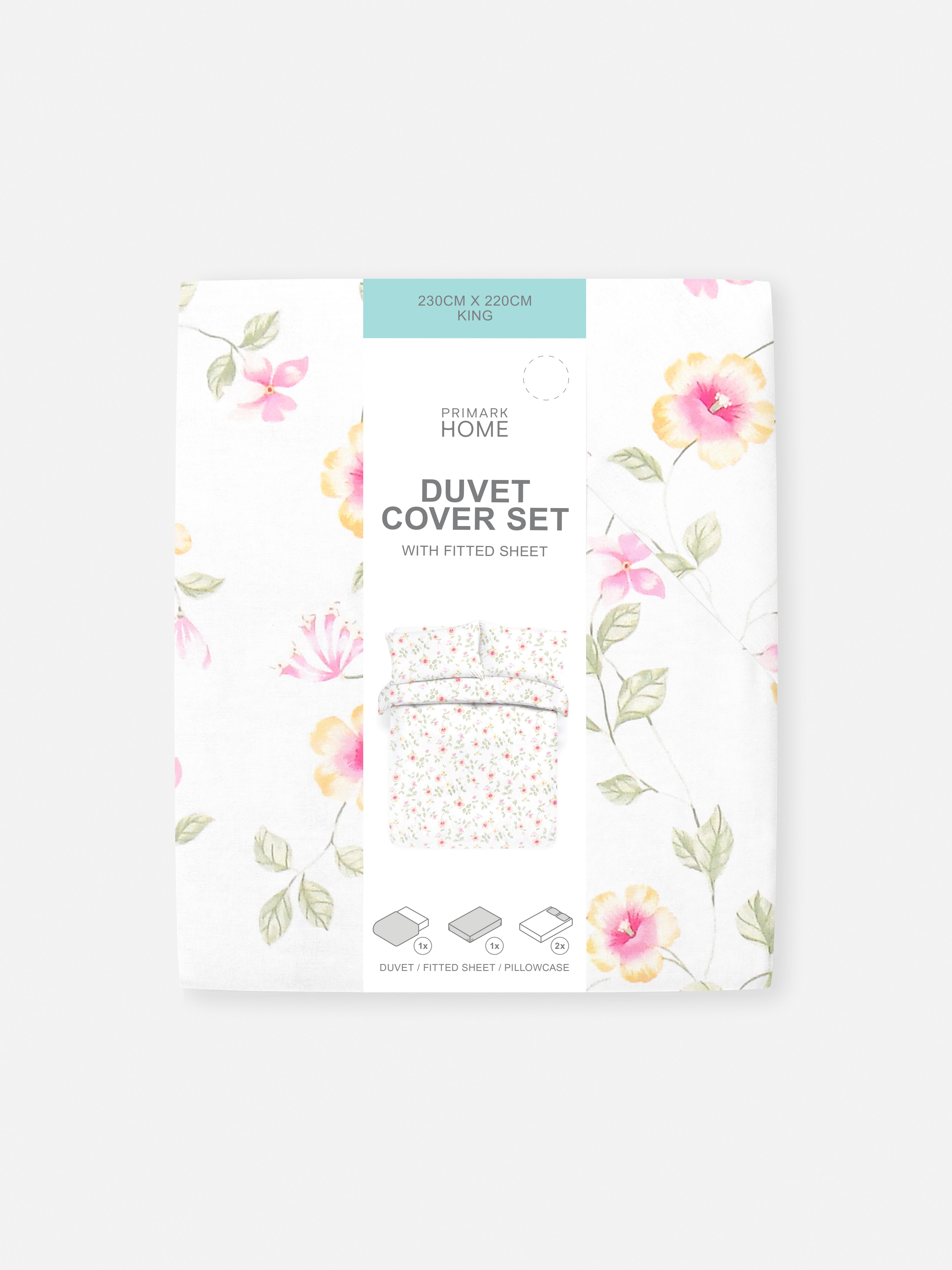 Hibiscus King Bedding Set