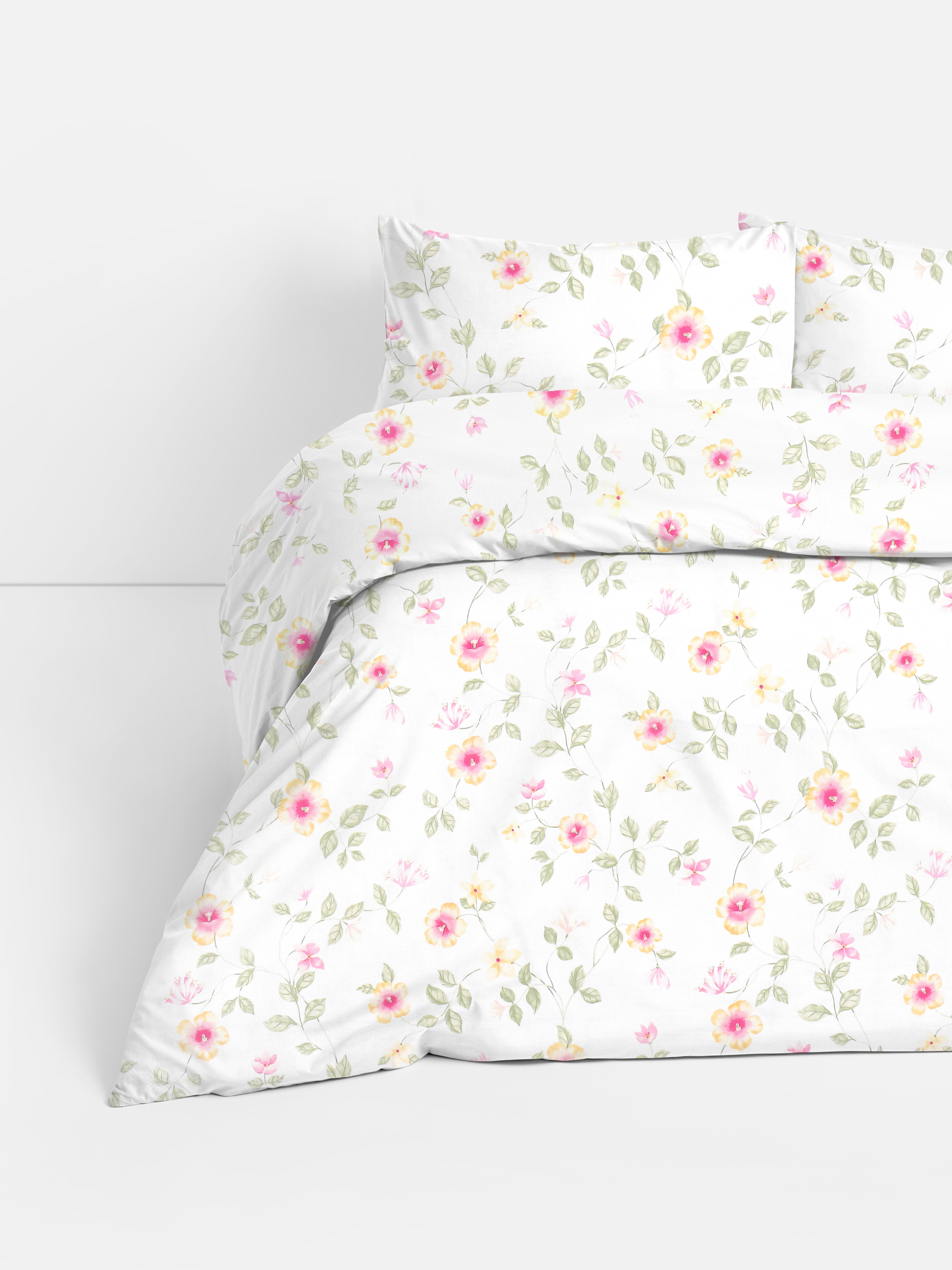 Hibiscus Double Bedding Set