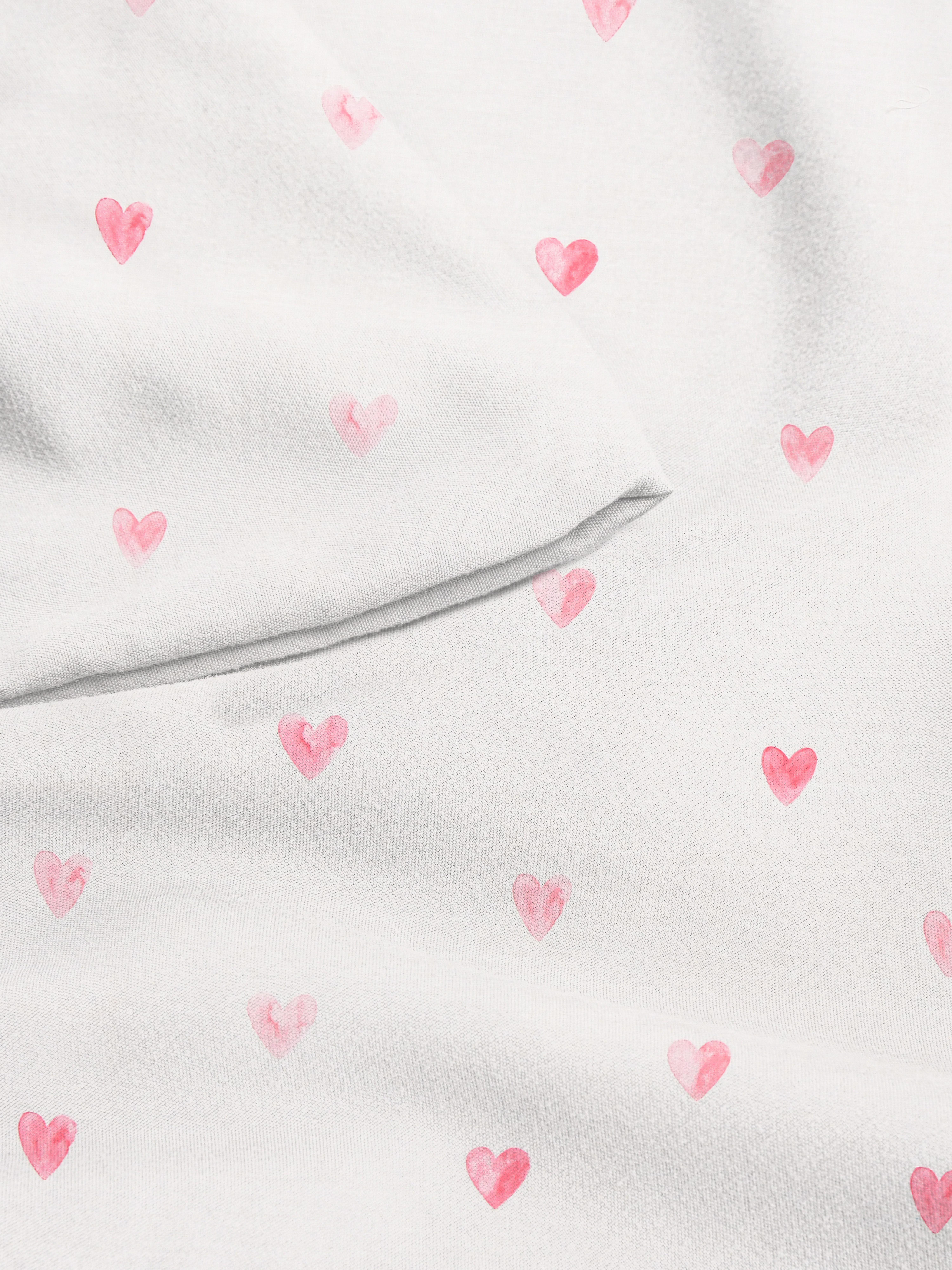 2pk Heart Pillowcases