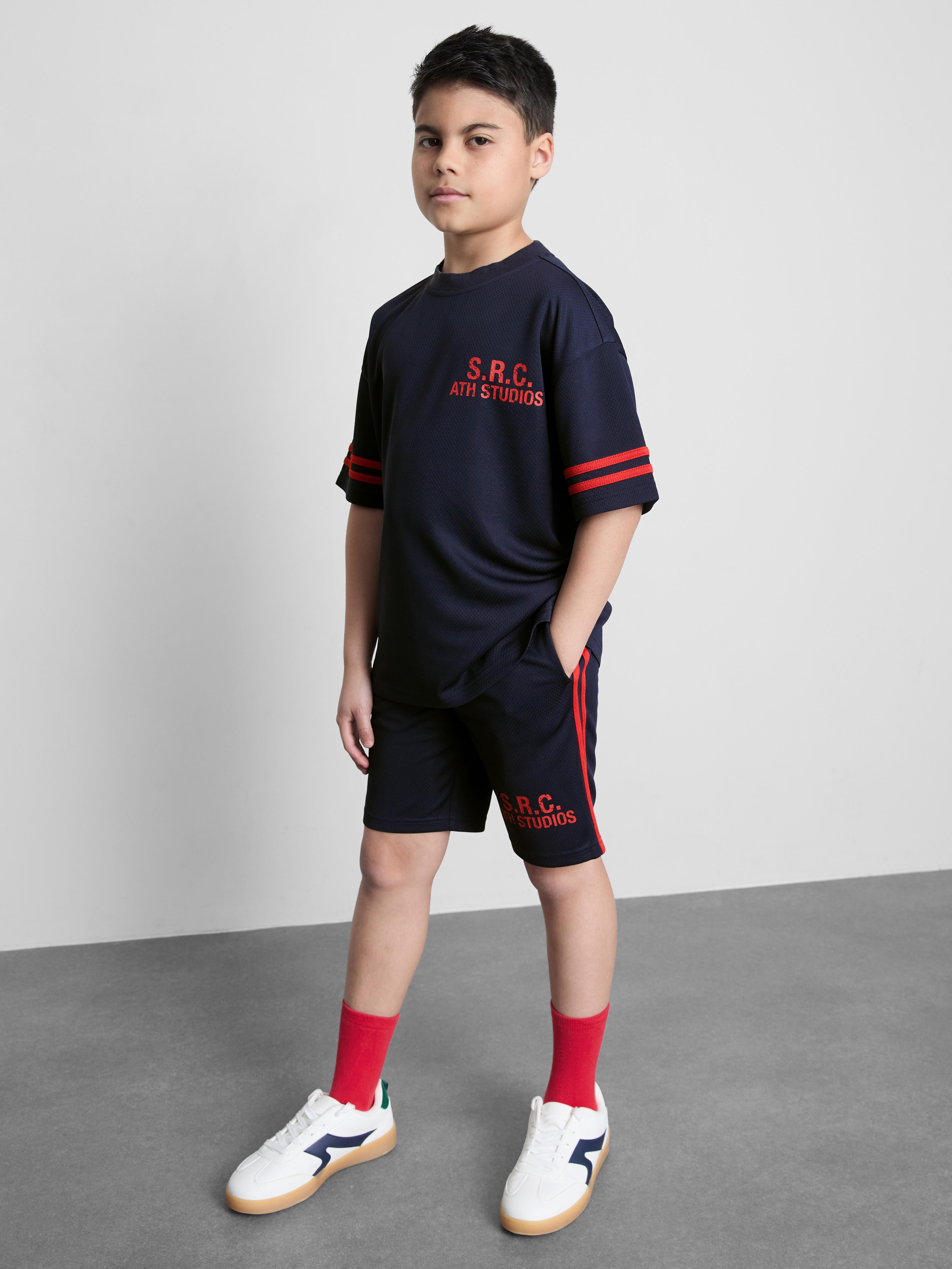 7–15 ans | Ensemble de sport t-shirt et short en maille