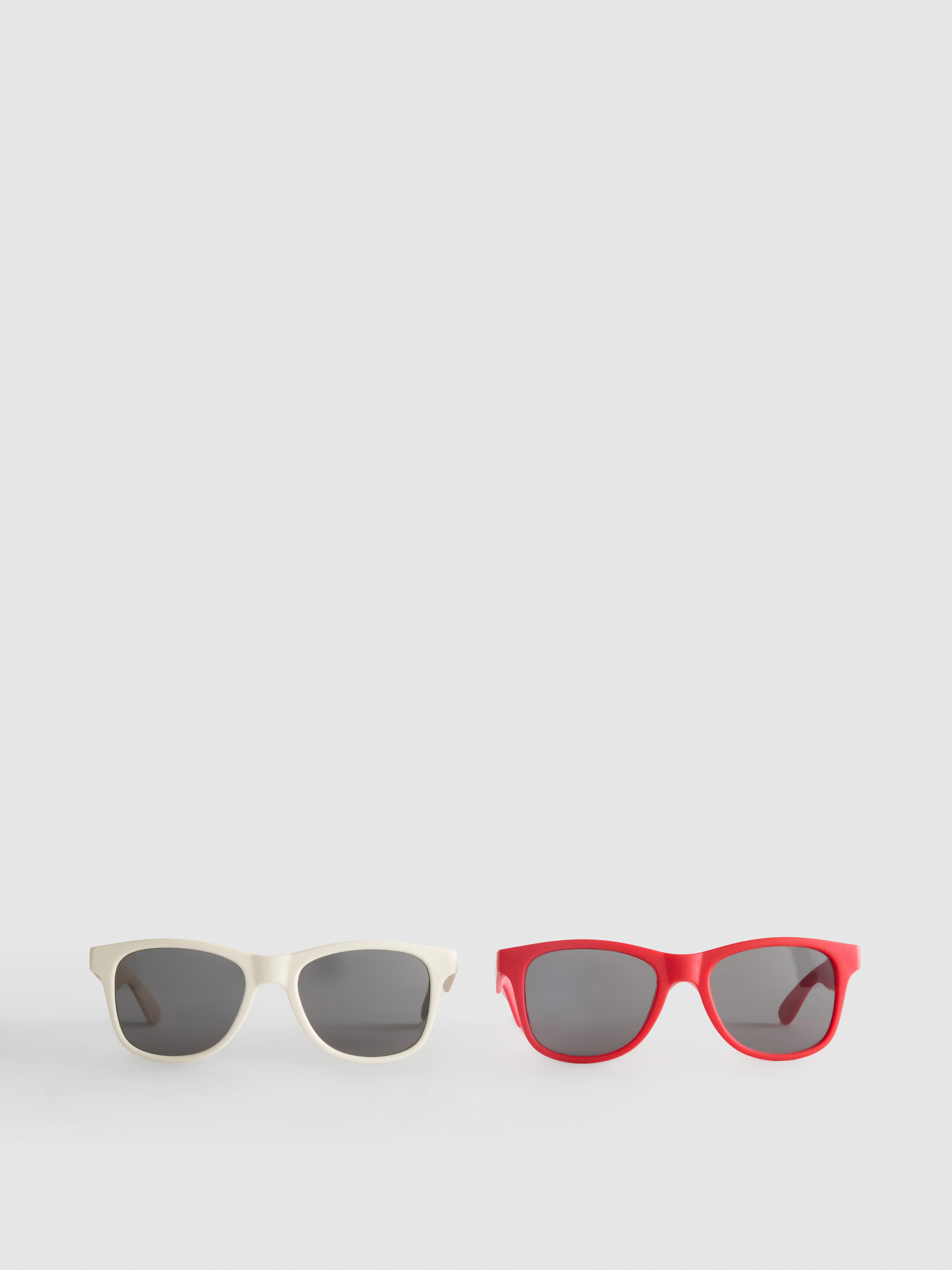 2pk Square Frame Flex Sunglasses