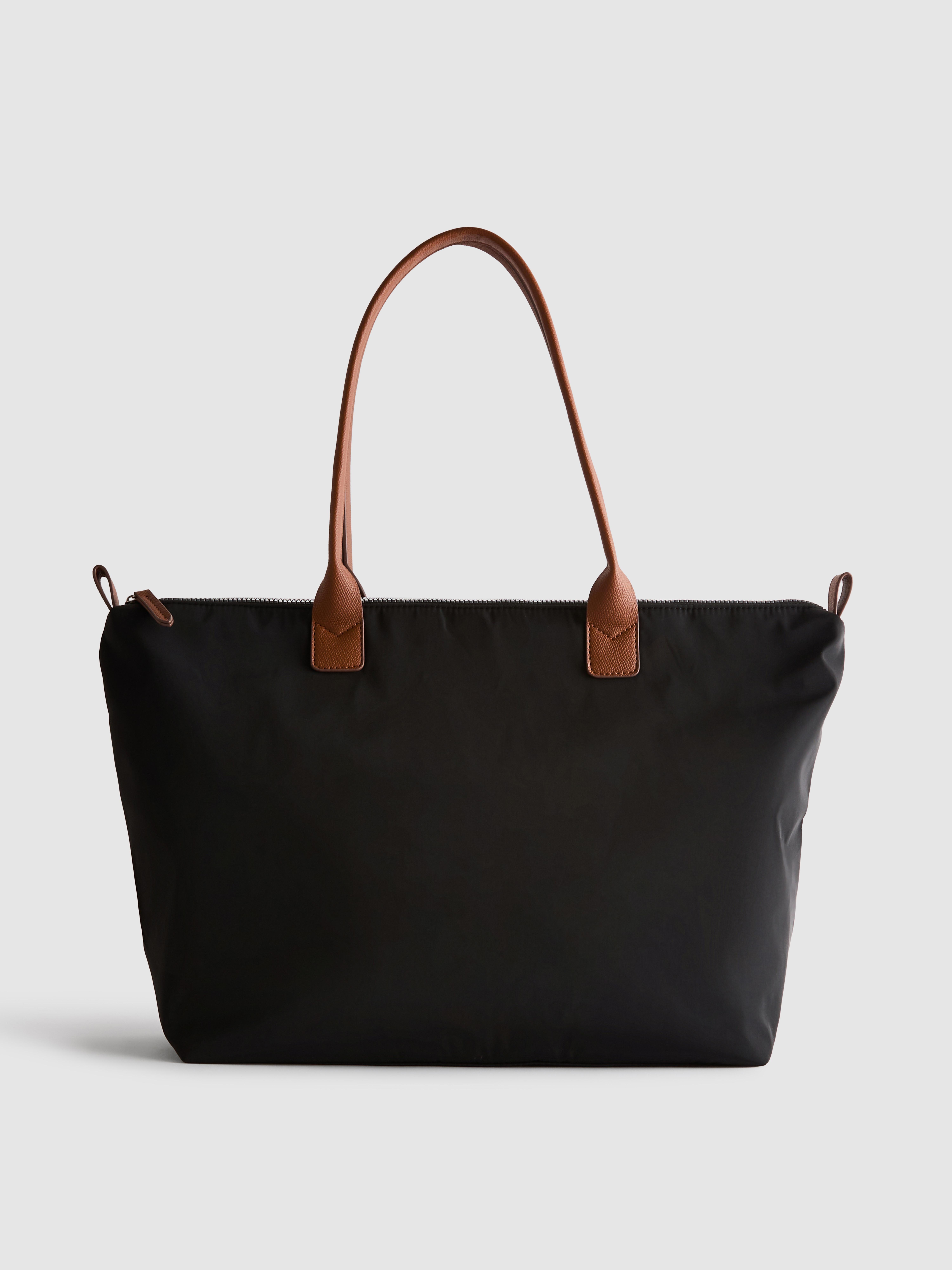Bolso shopper con cremallera
