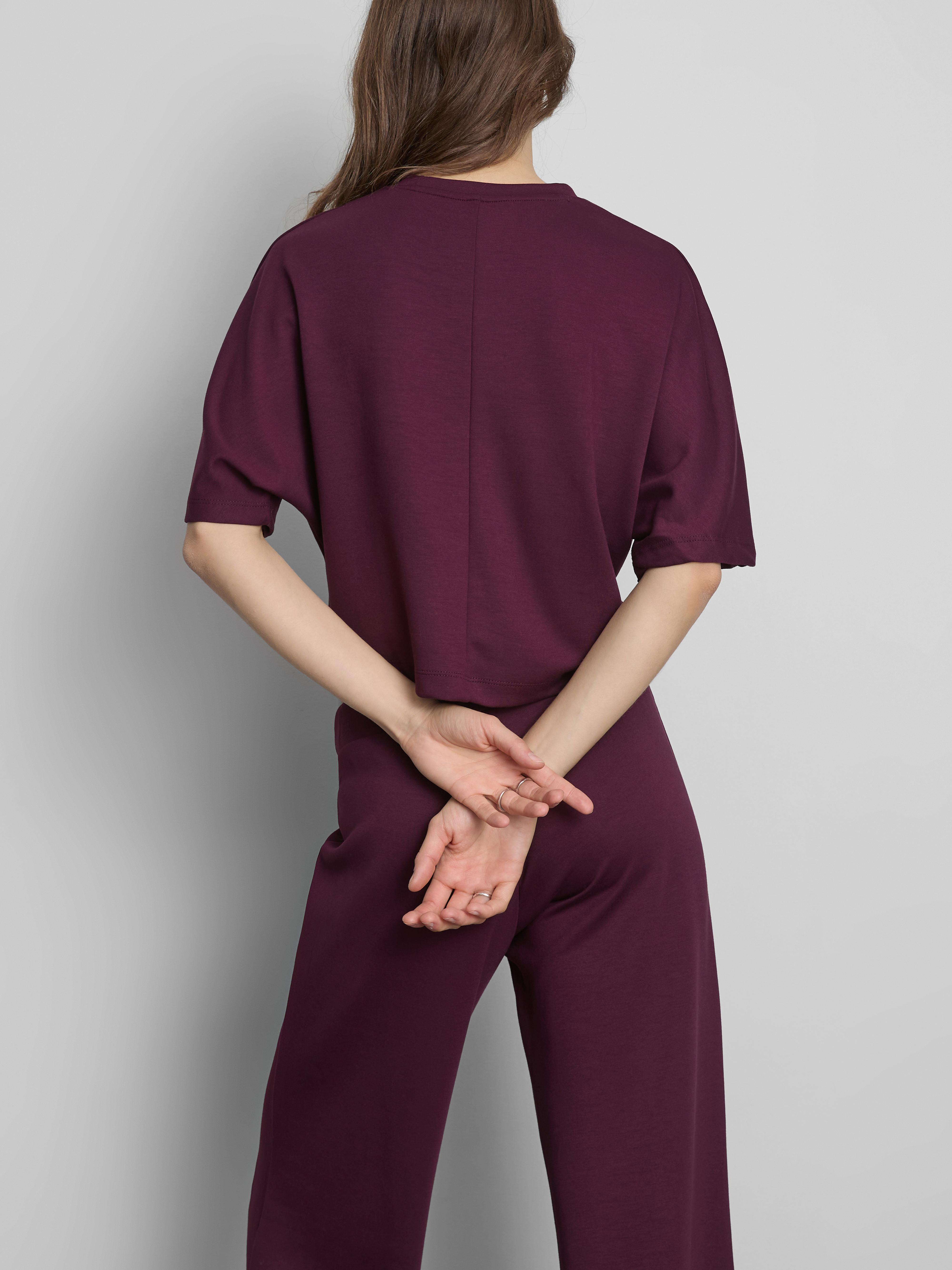 Women's Plum Boxy Sweatshirt