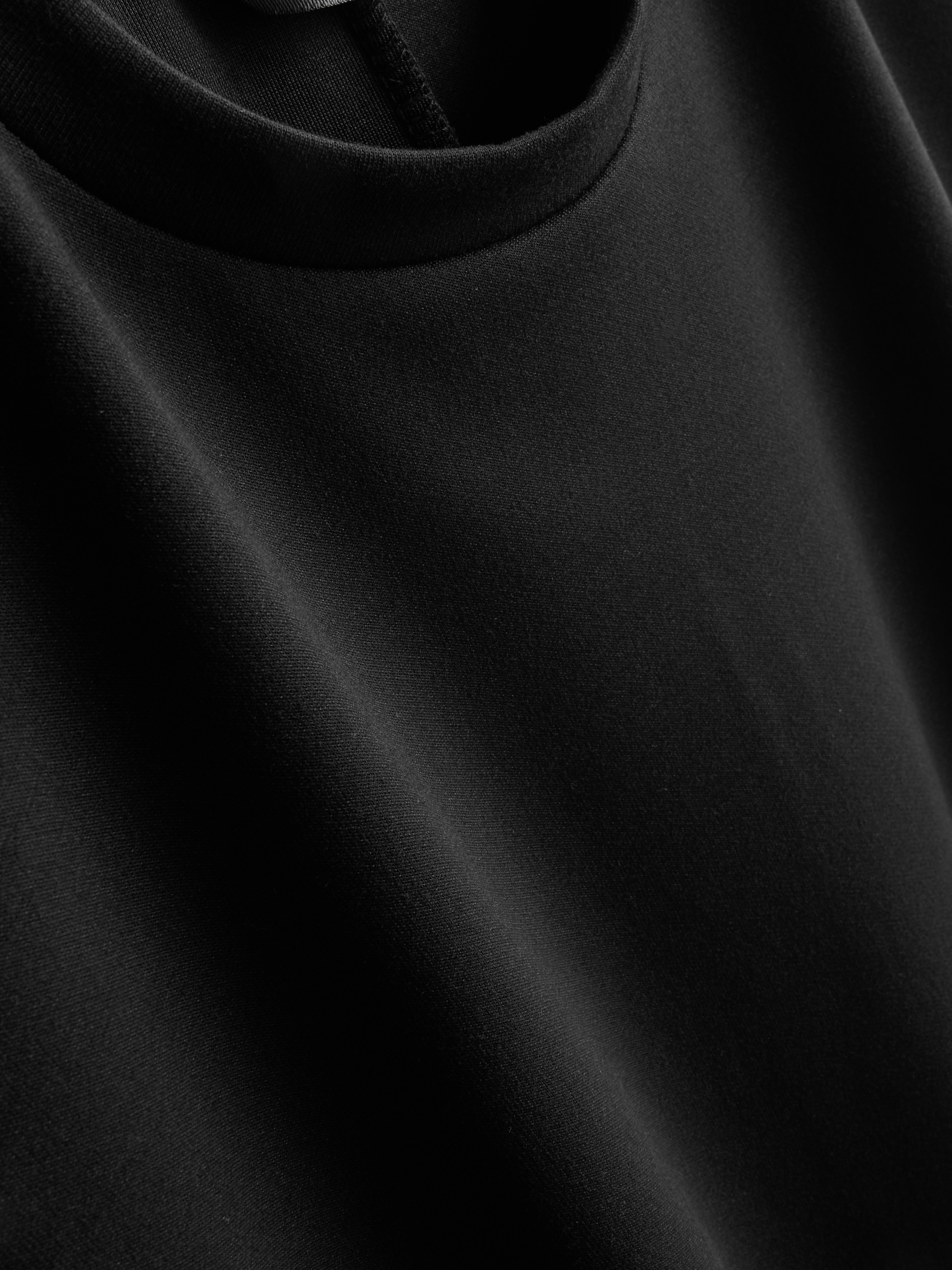 Women's Black Boxy Sweatshirt