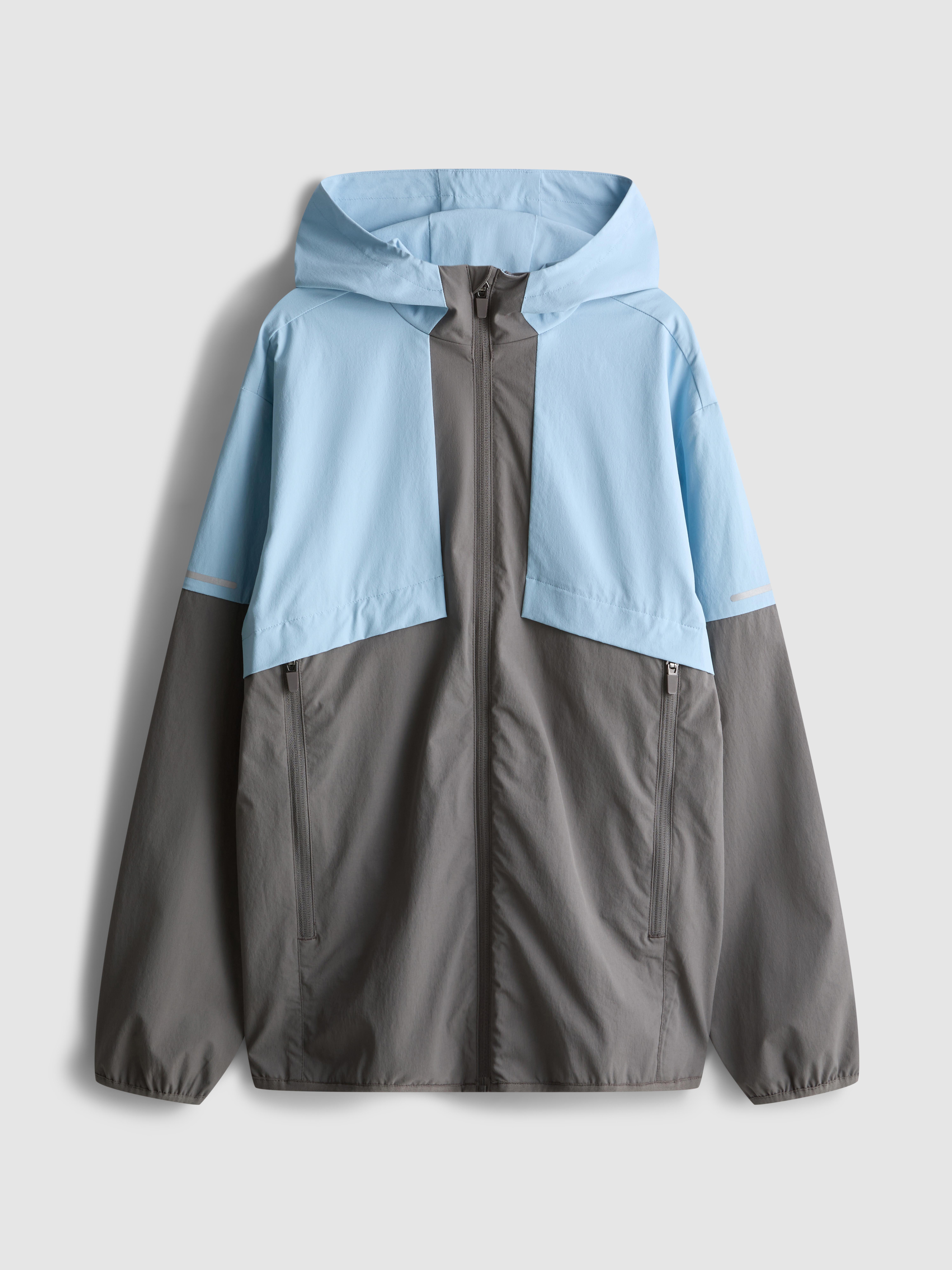 7-15yrs | Active Color Block Zip-Up Jacket