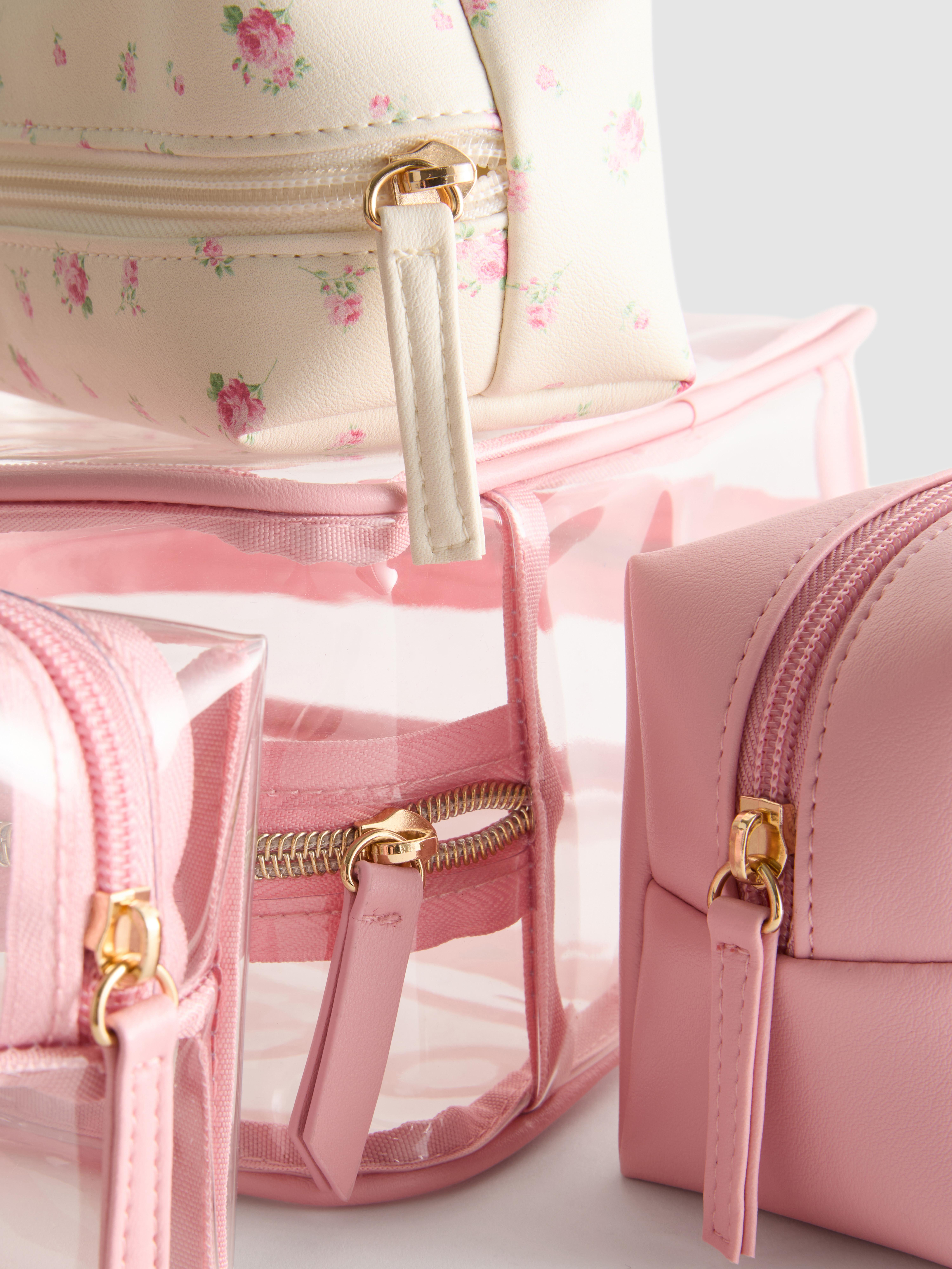 4pk Cosmetic Bag Set