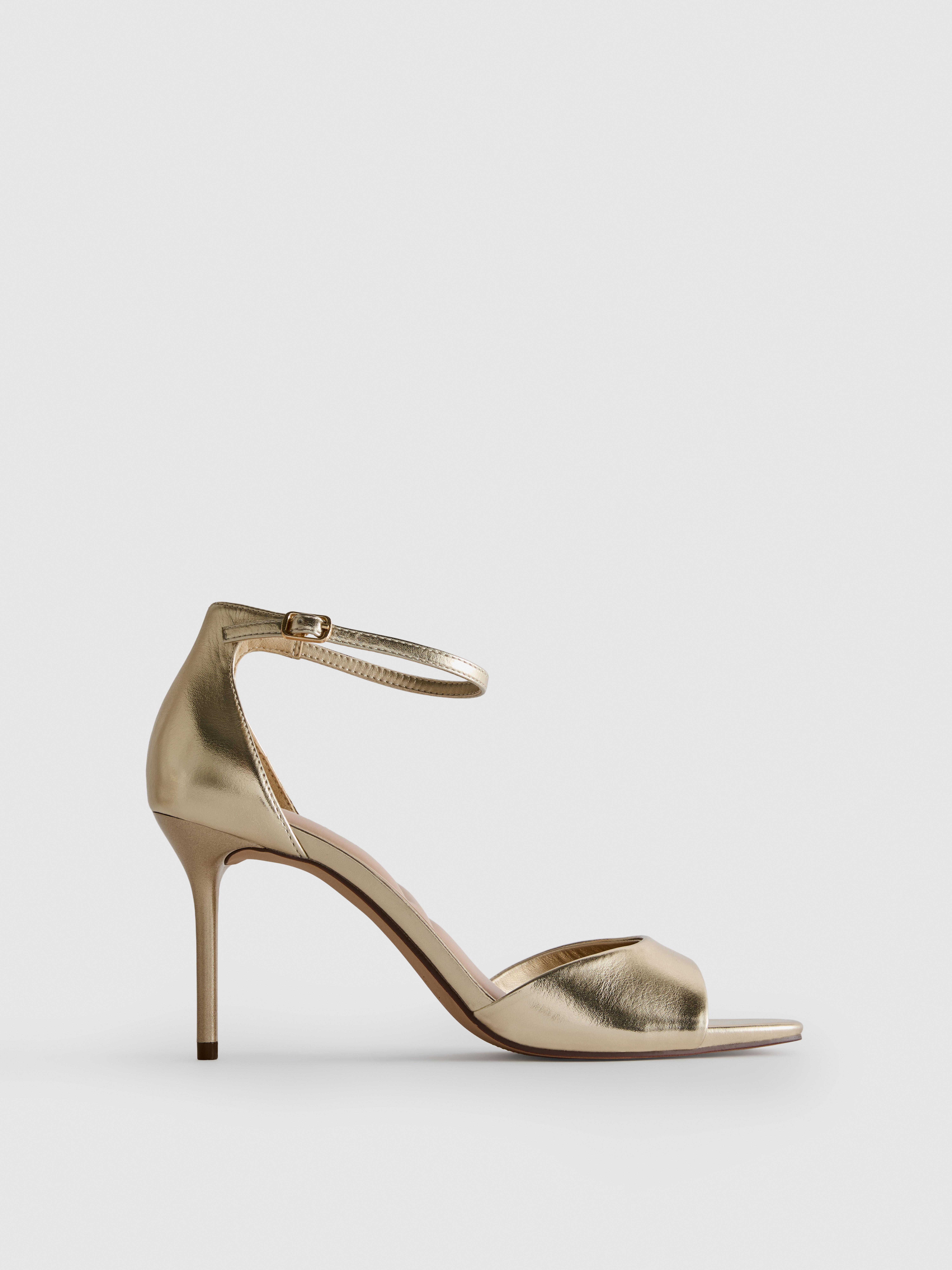 Square Toe Heeled Sandals