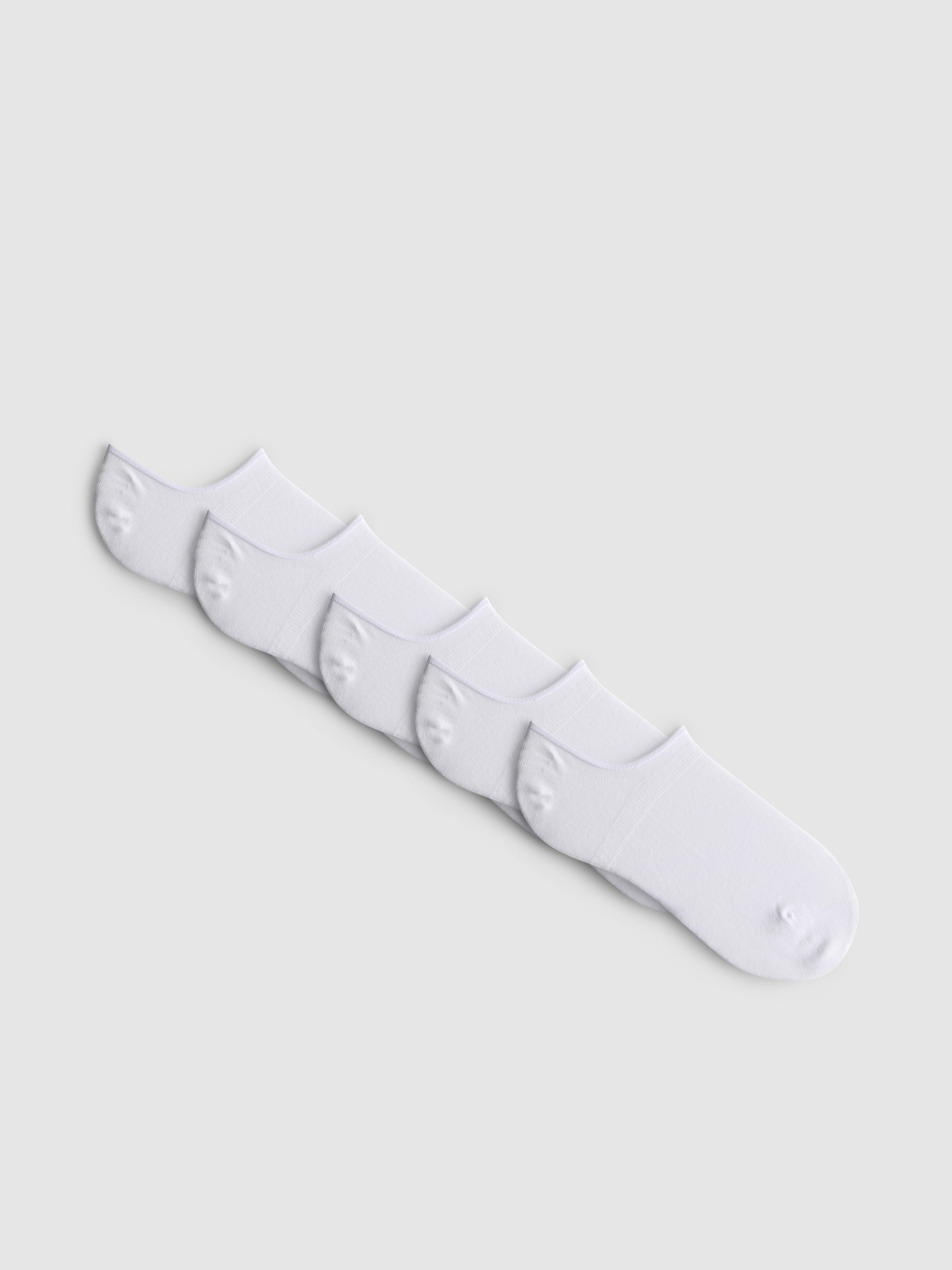 5pk Cotton No Show Trainer Socks
