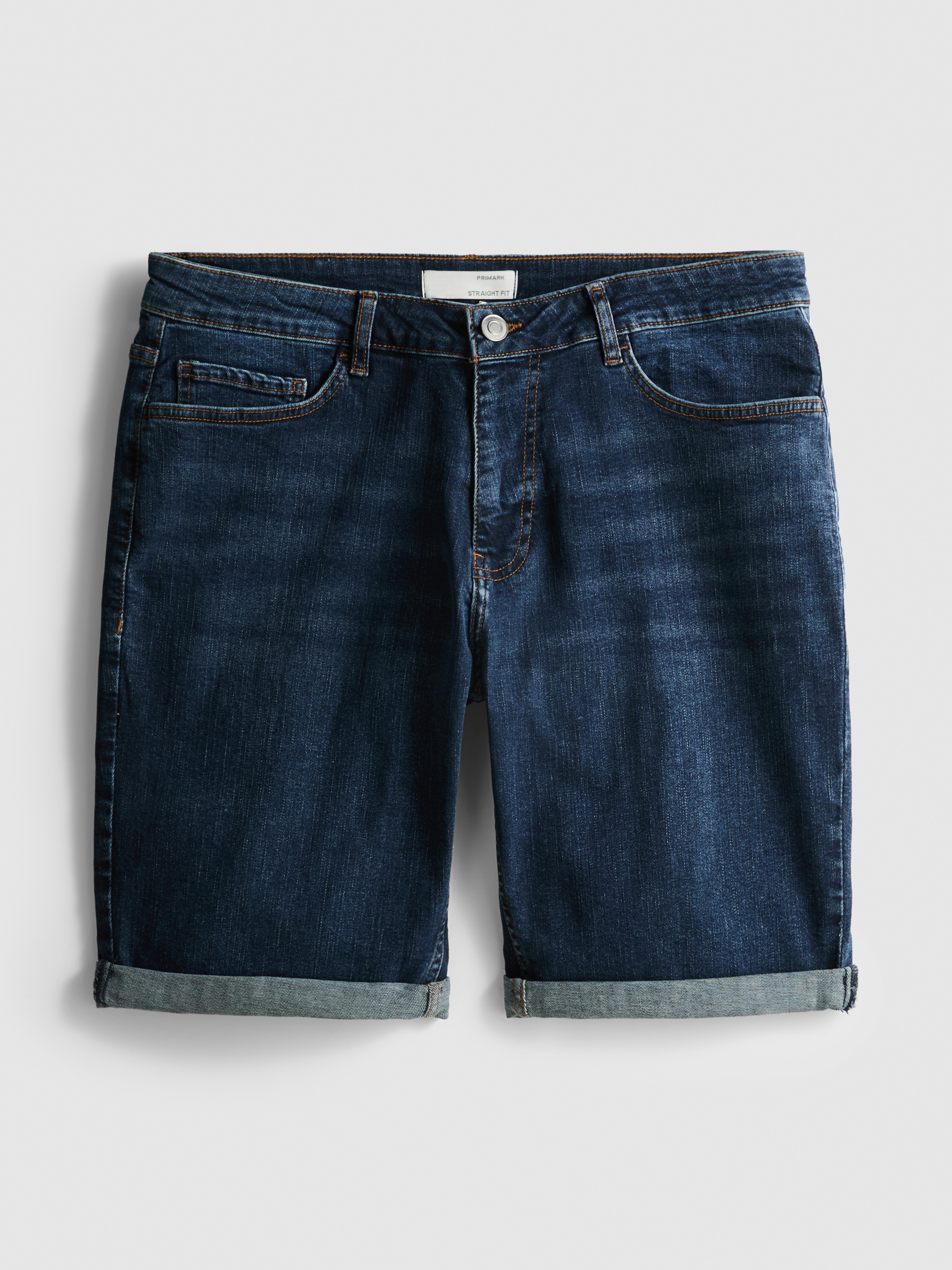 Short droit en jean