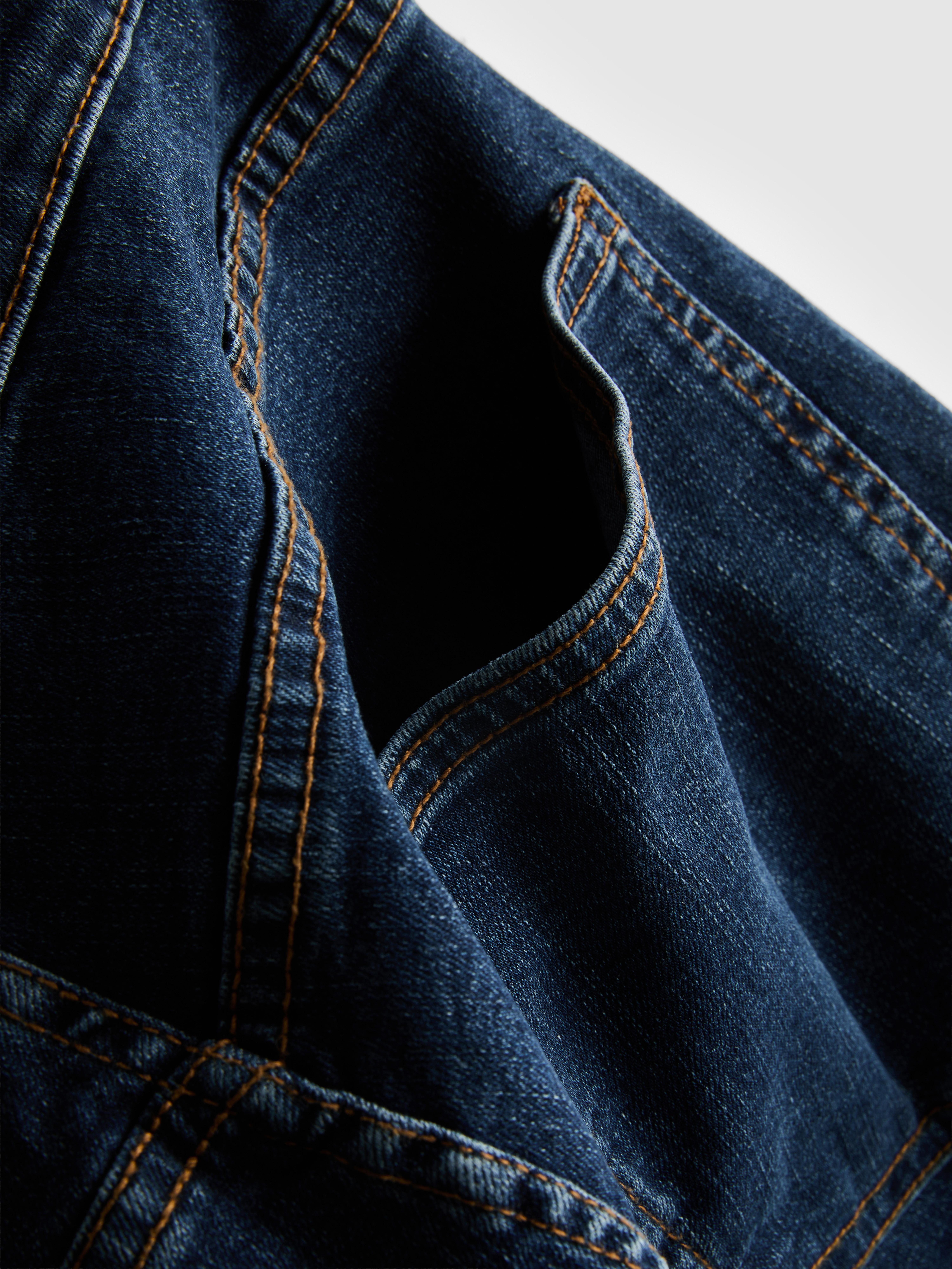 Short droit en jean