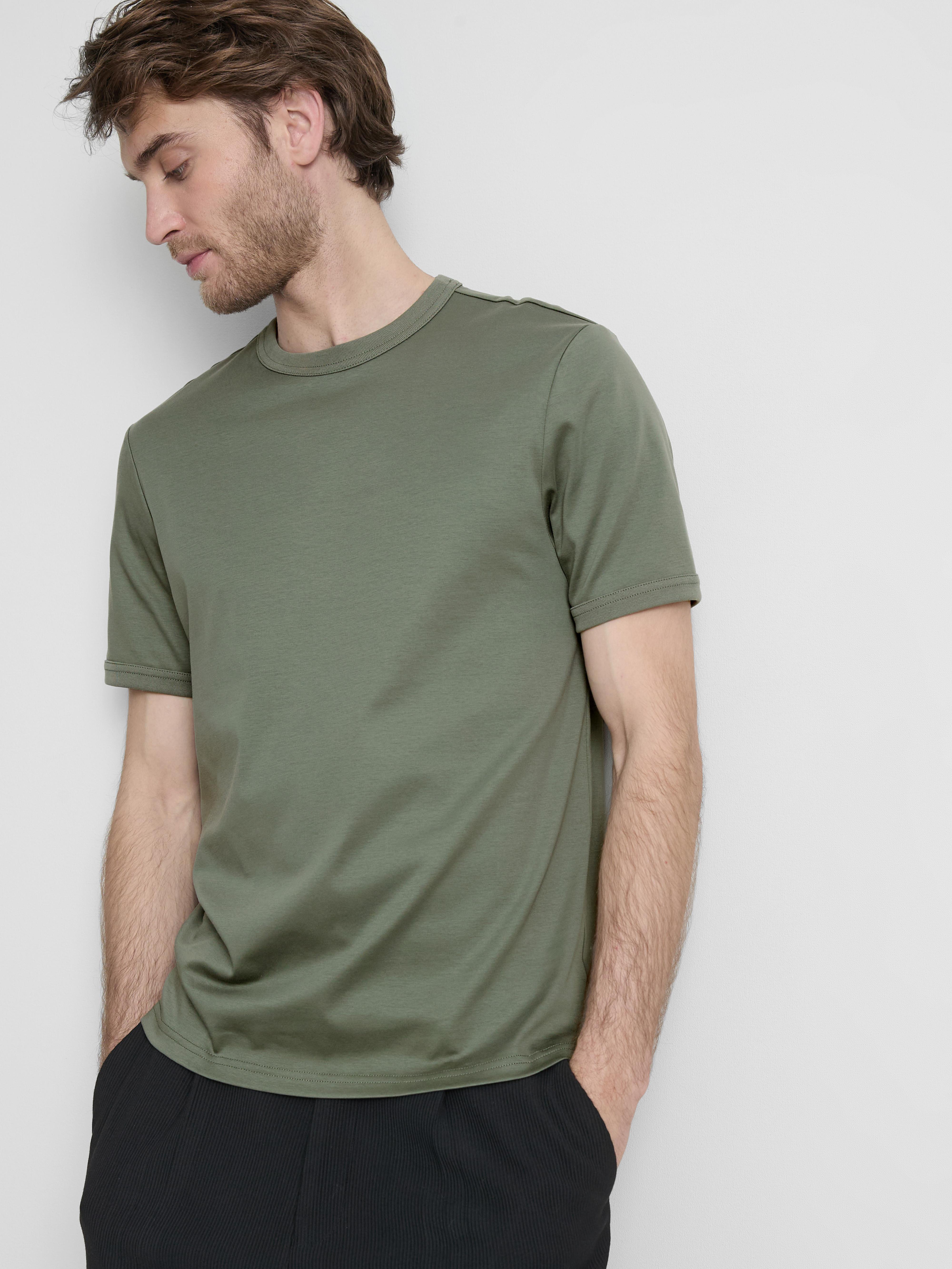 The Edit Mercerized Slim Fit T-Shirt