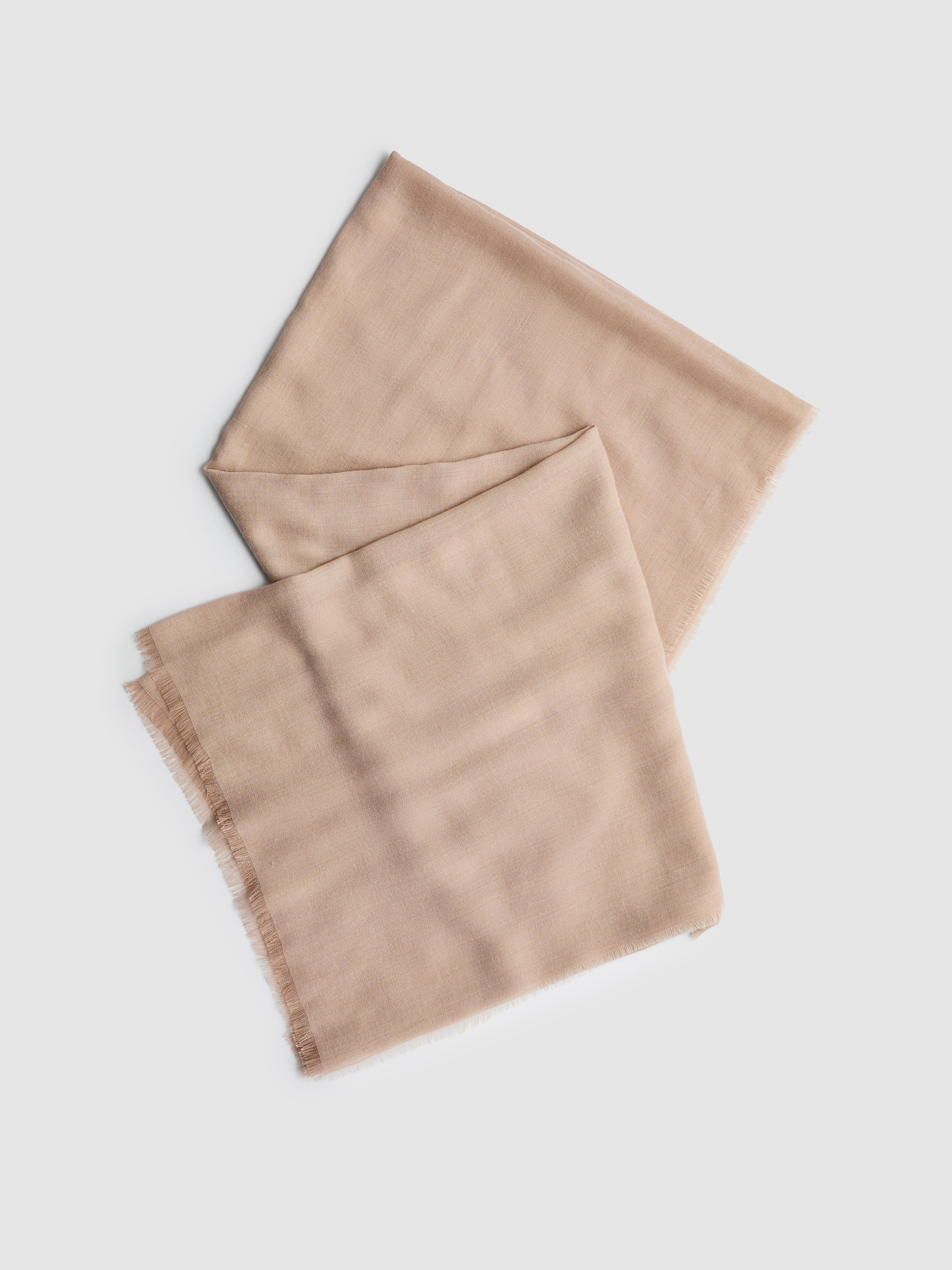 Midweight Frayed Edge Scarf