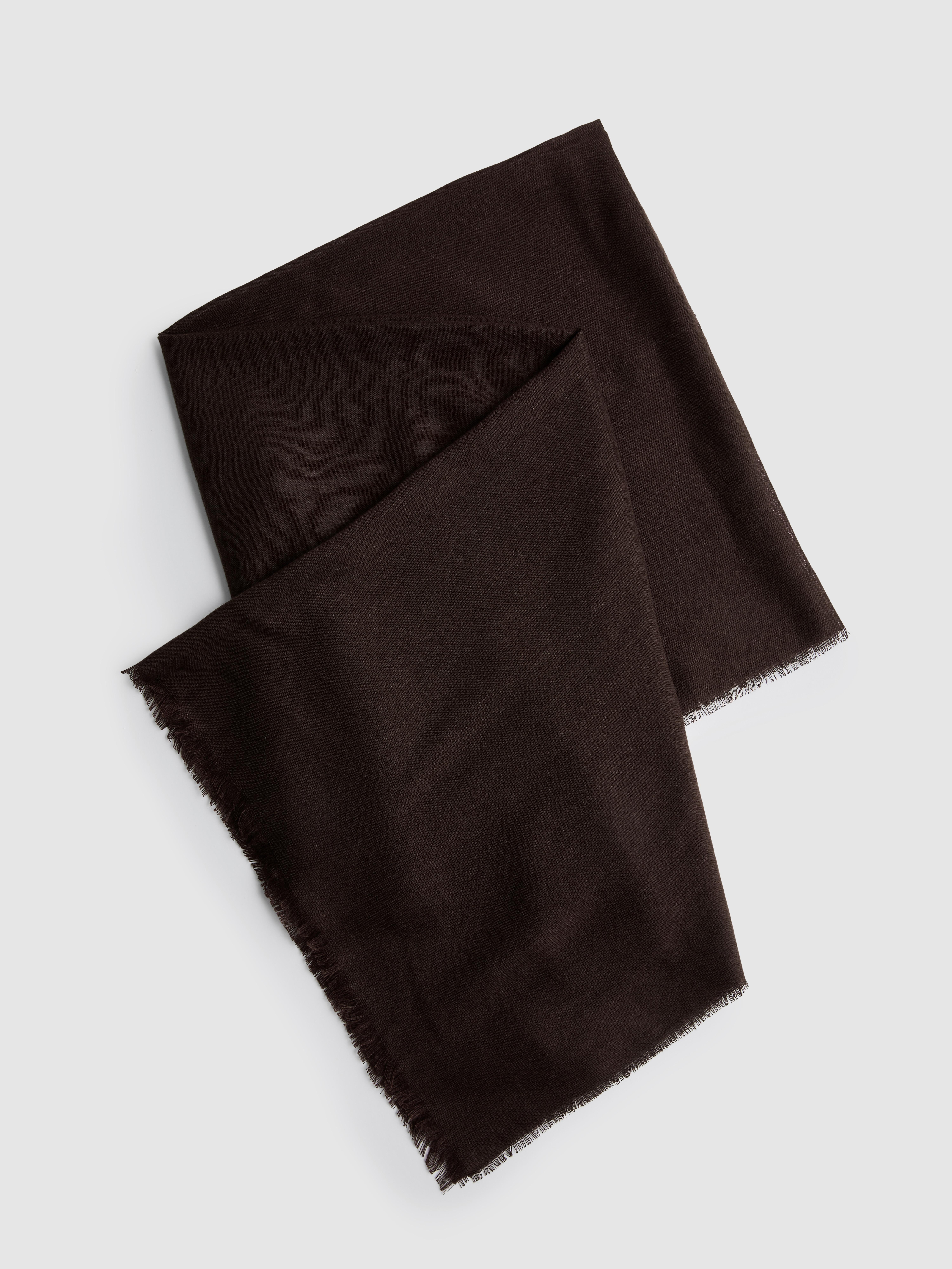 Midweight Frayed Edge Scarf