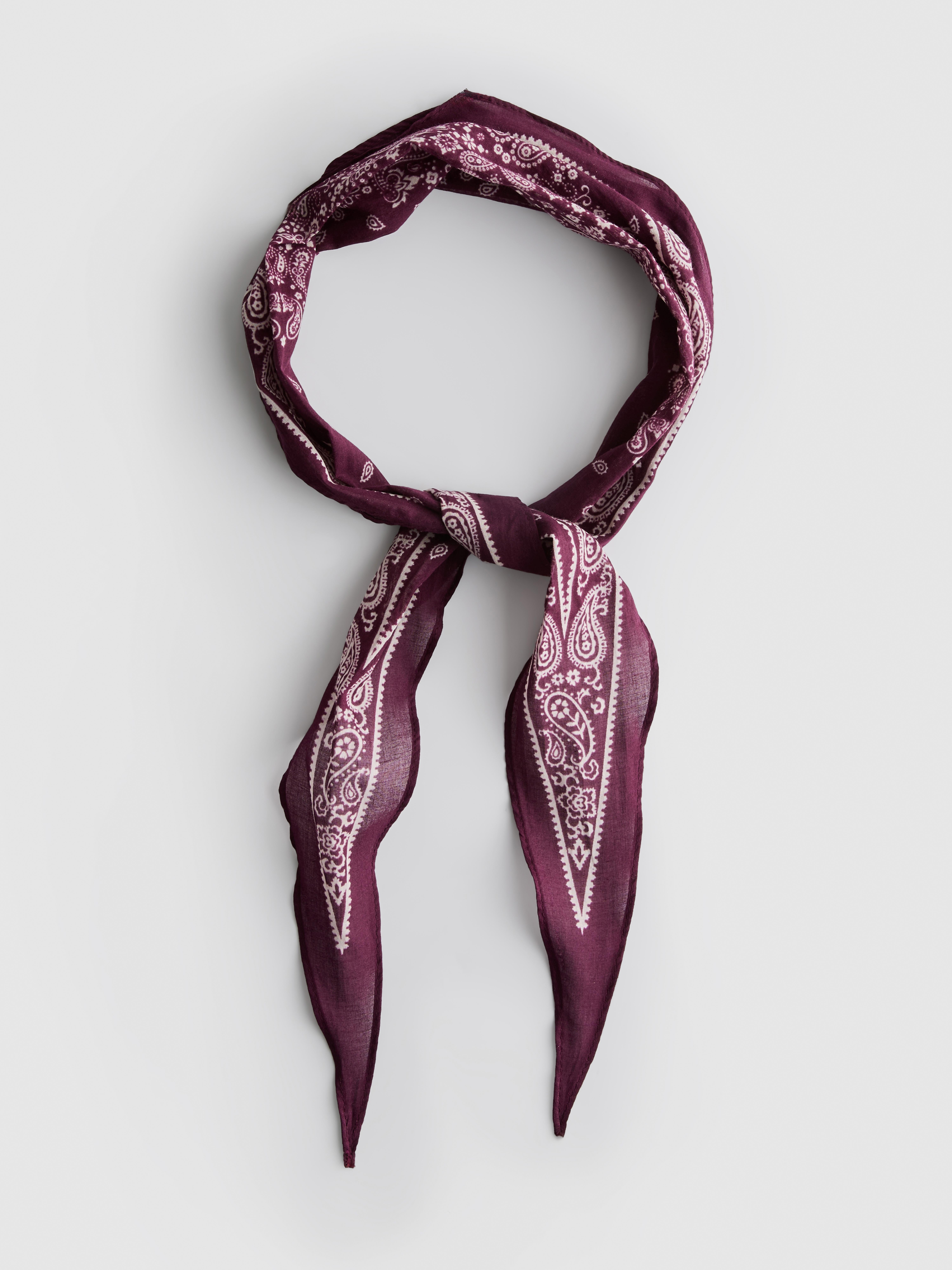 Bavlnená šatka s kosoštvorcovým vzorom