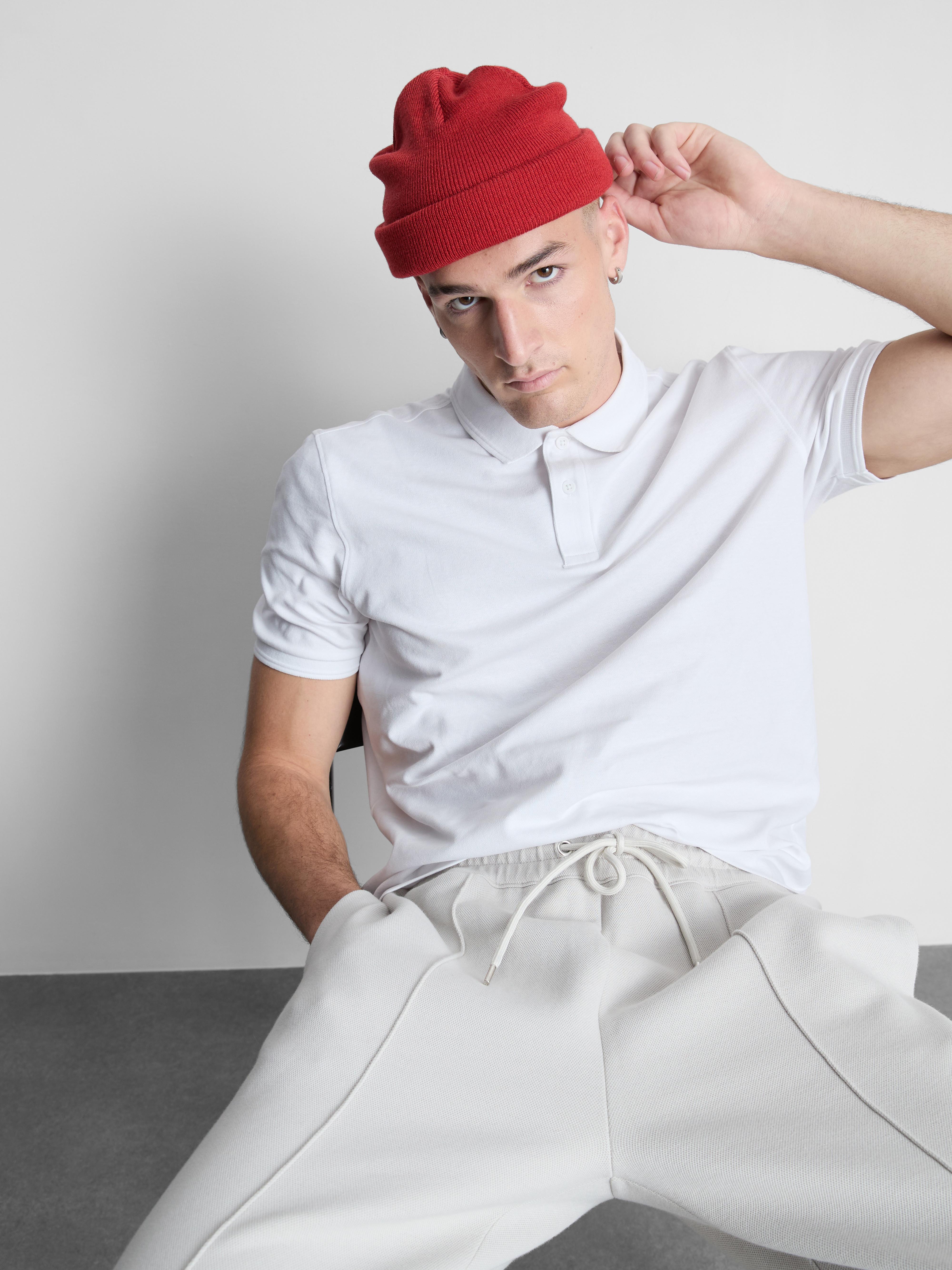 Polo en piqué à manches courtes