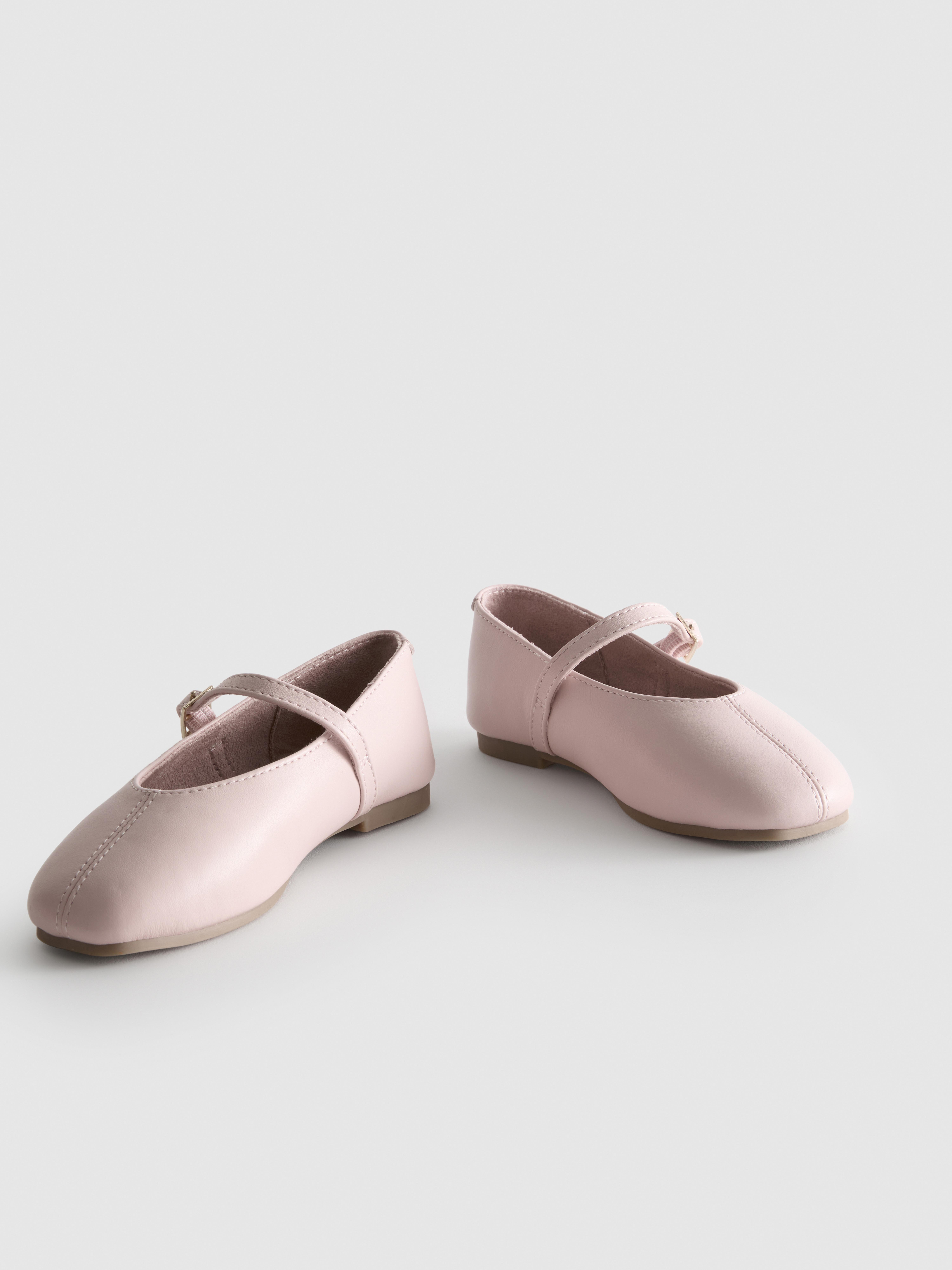 The Edit Leather Ballet Pumps