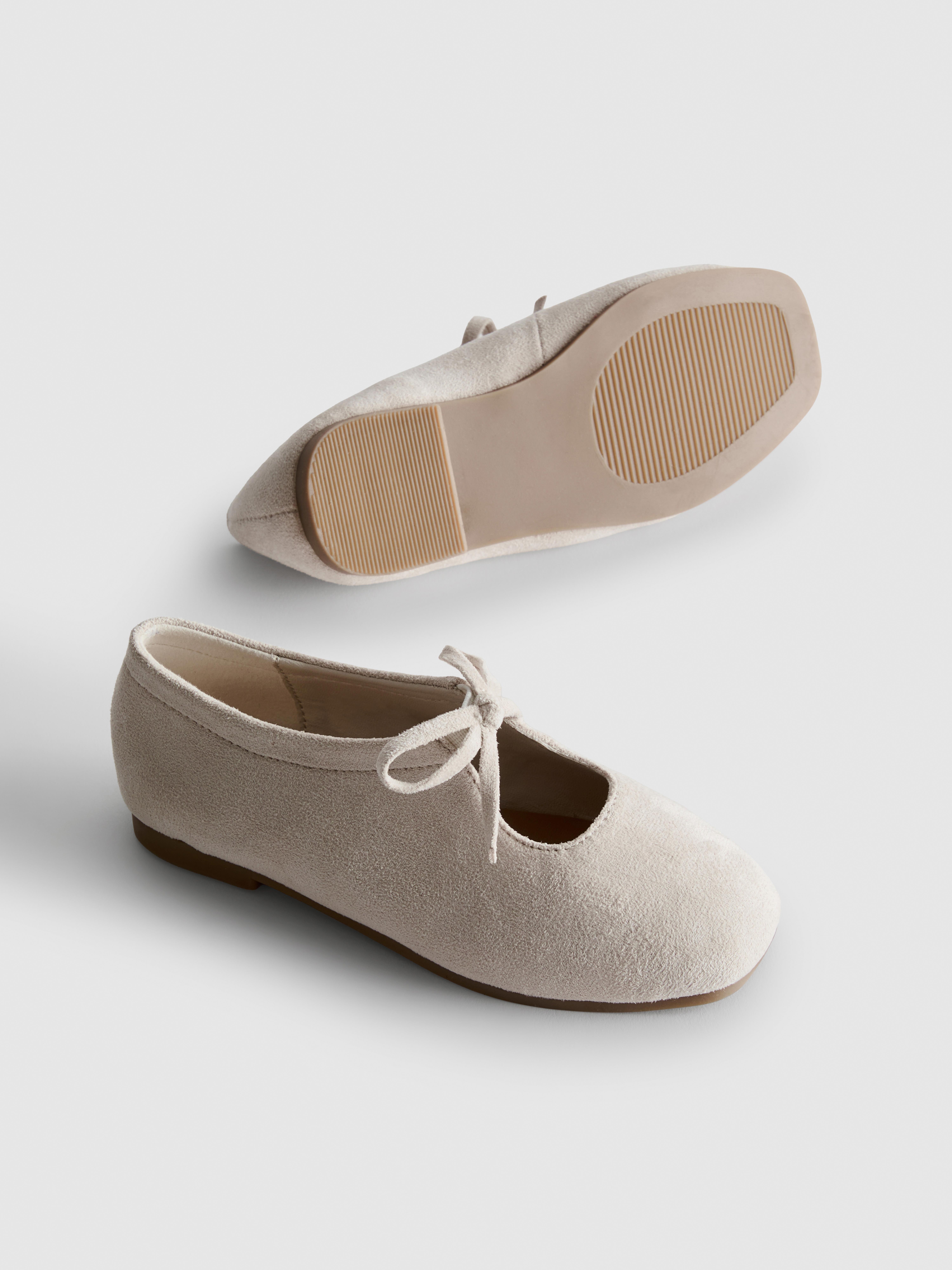 Bow-Detail Ballet Flats