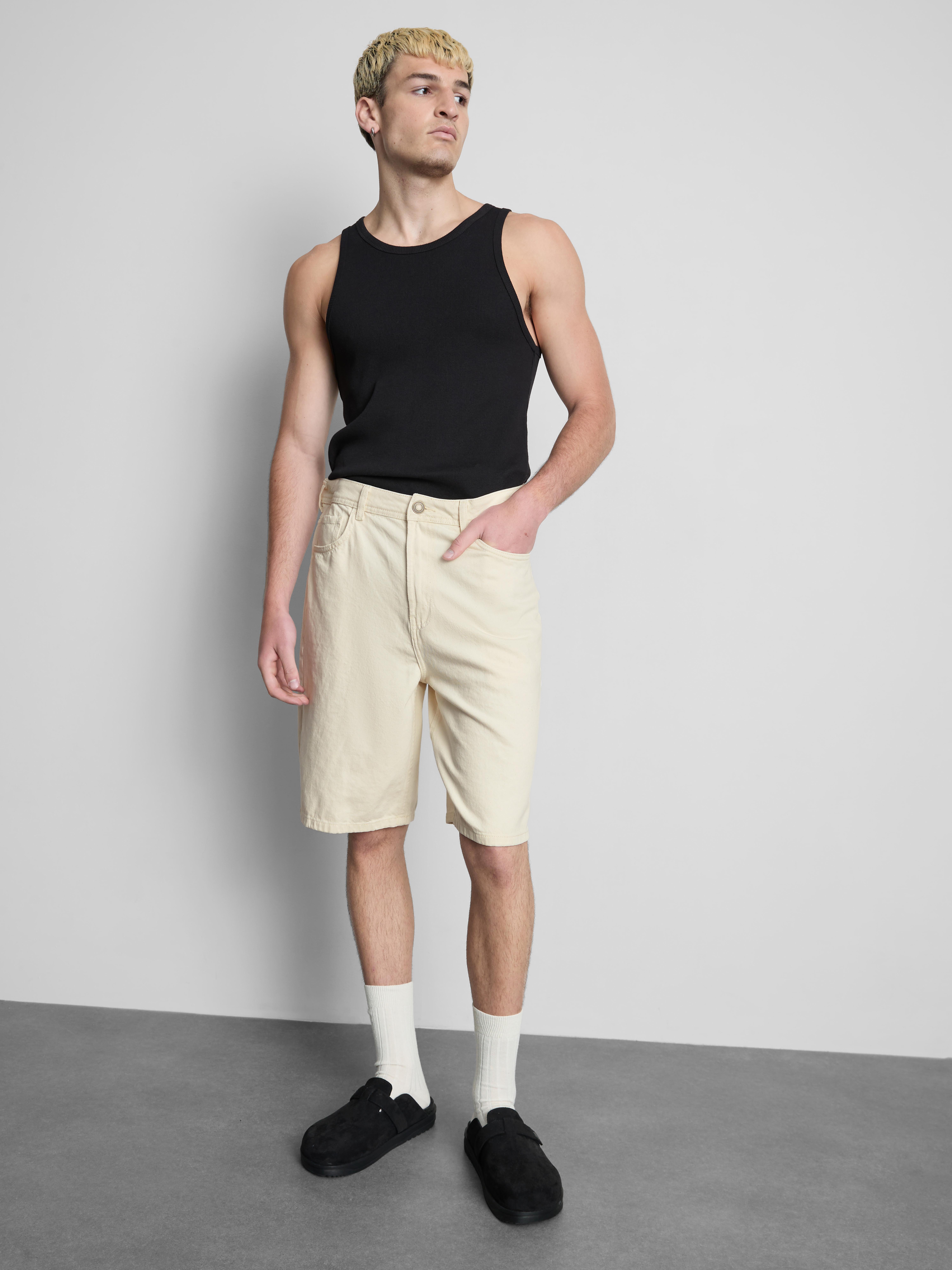 Short en jean décontracté