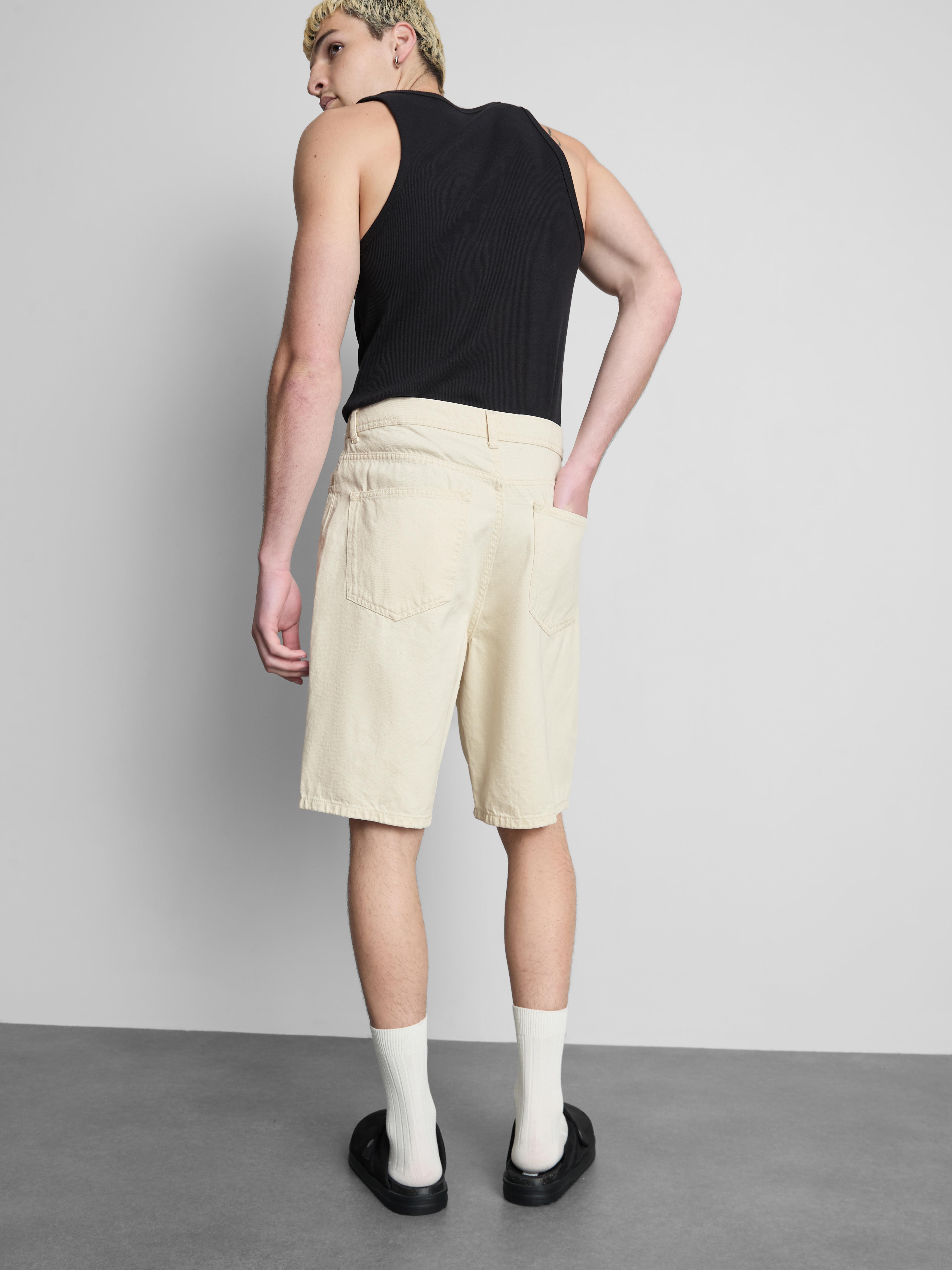 Short en jean décontracté