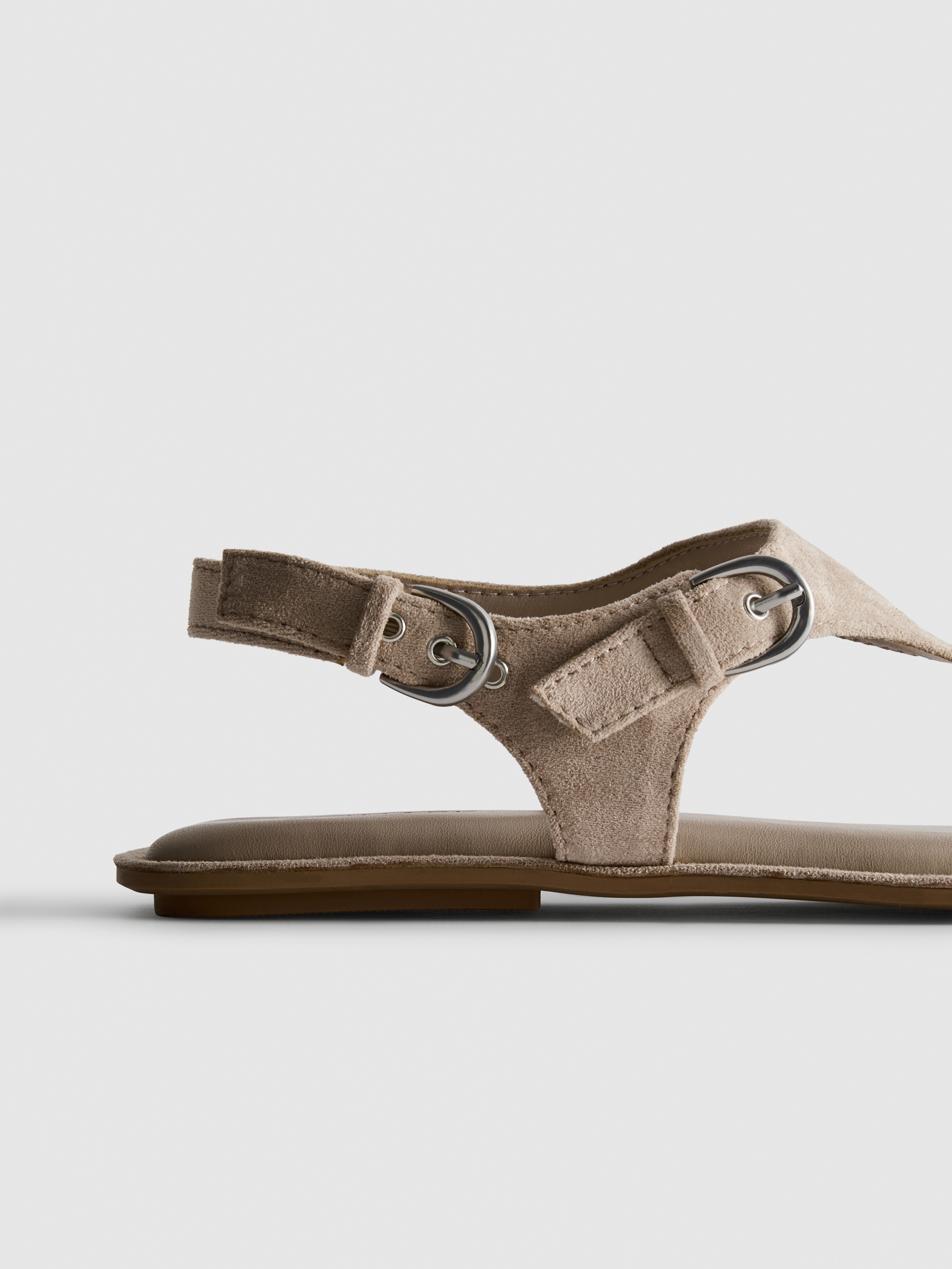 Teensandalen met gesp