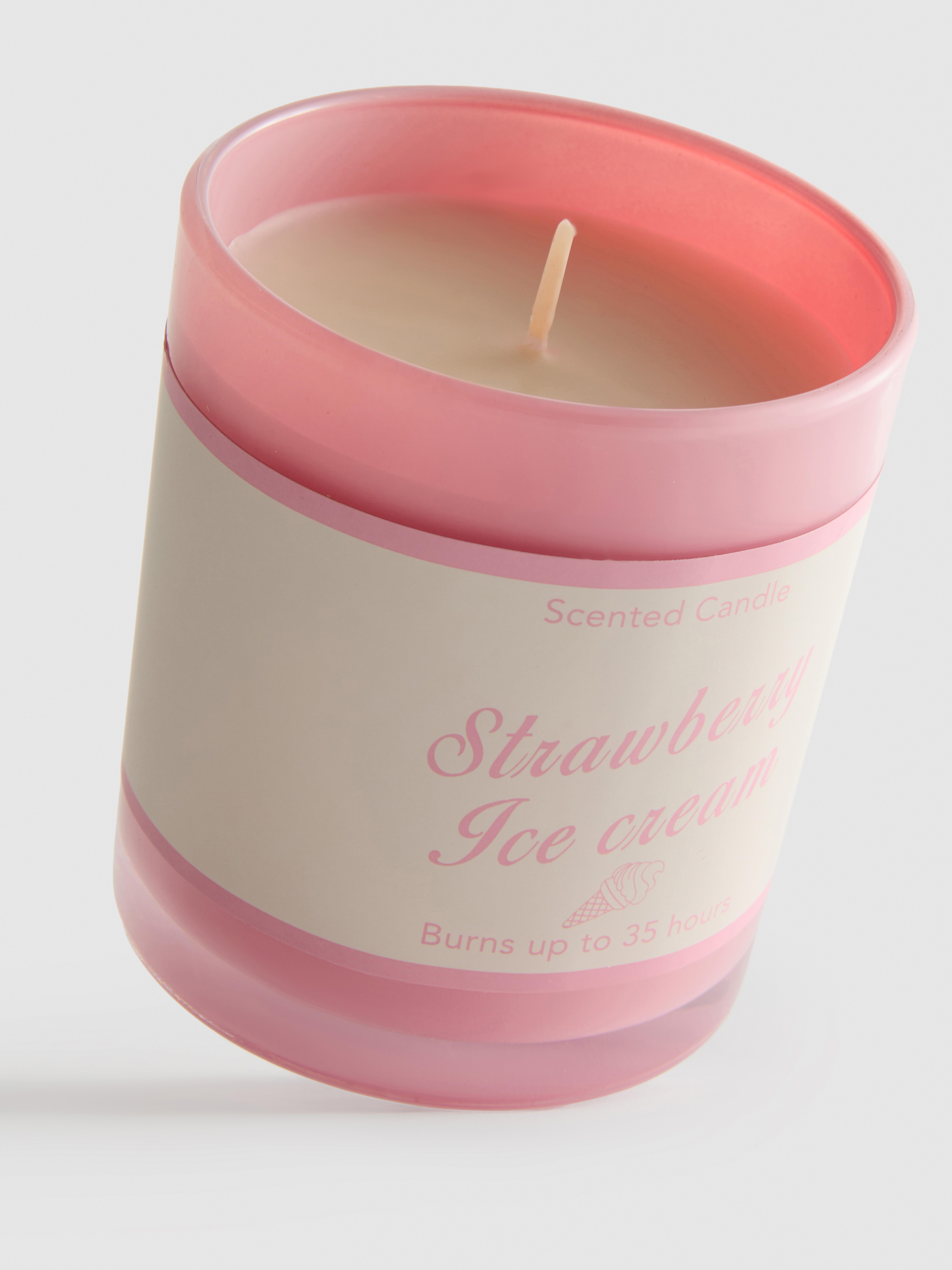 Vela aromática en frasco de vidrio esmerilado