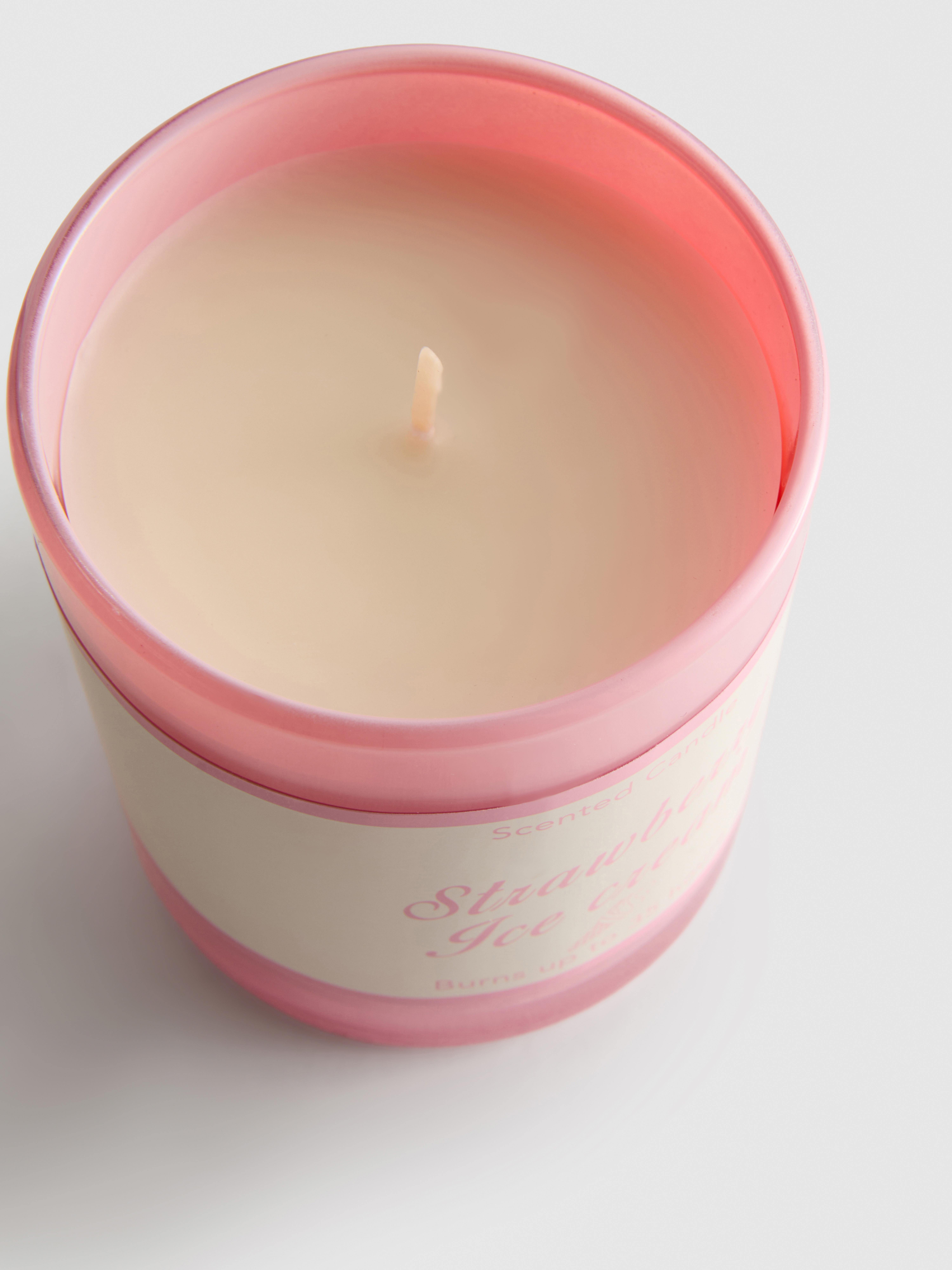 Vela aromática en frasco de vidrio esmerilado