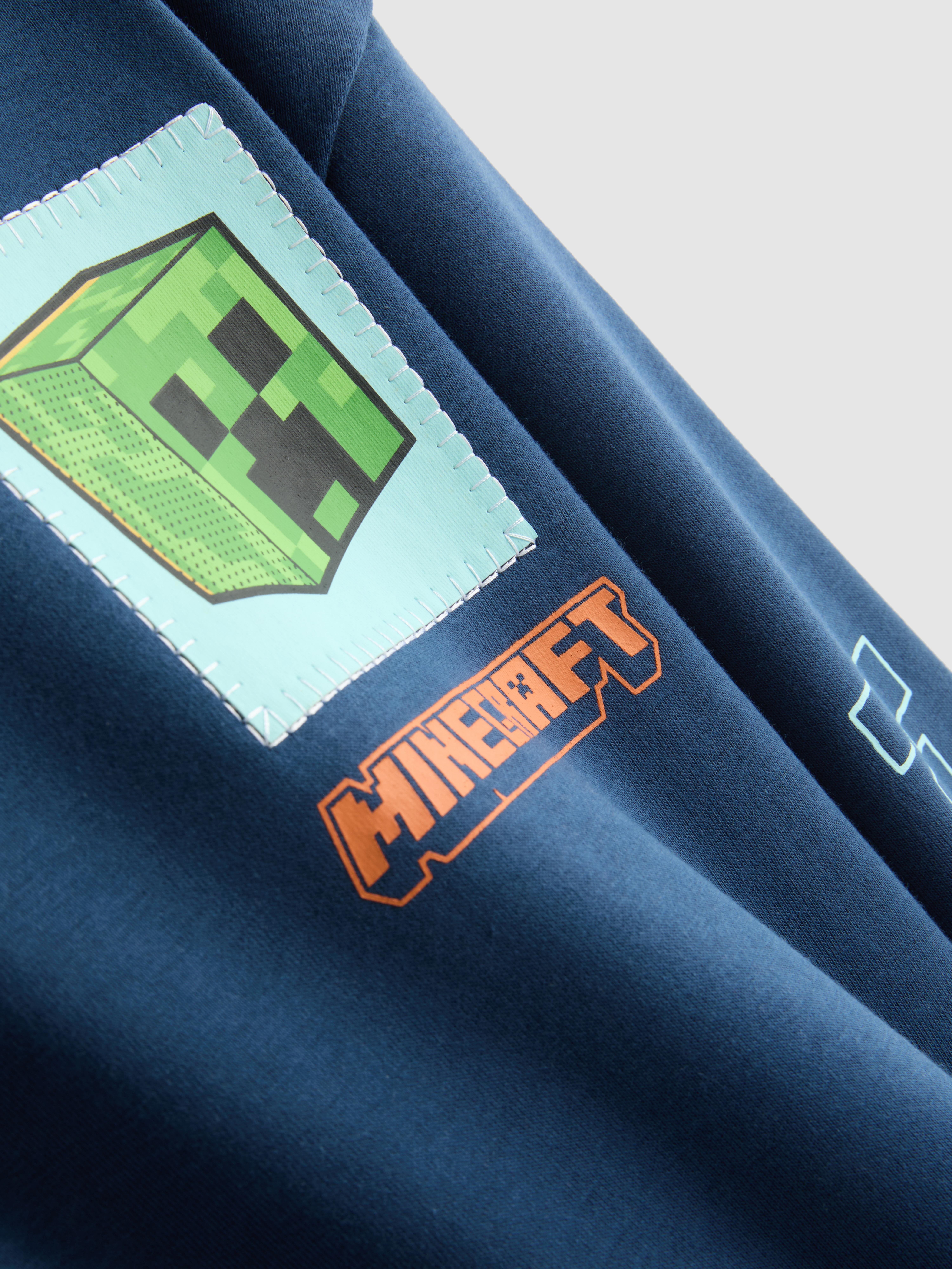 7 - 15 ani | Hanorac bogat în bumbac cu imprimeu Minecraft