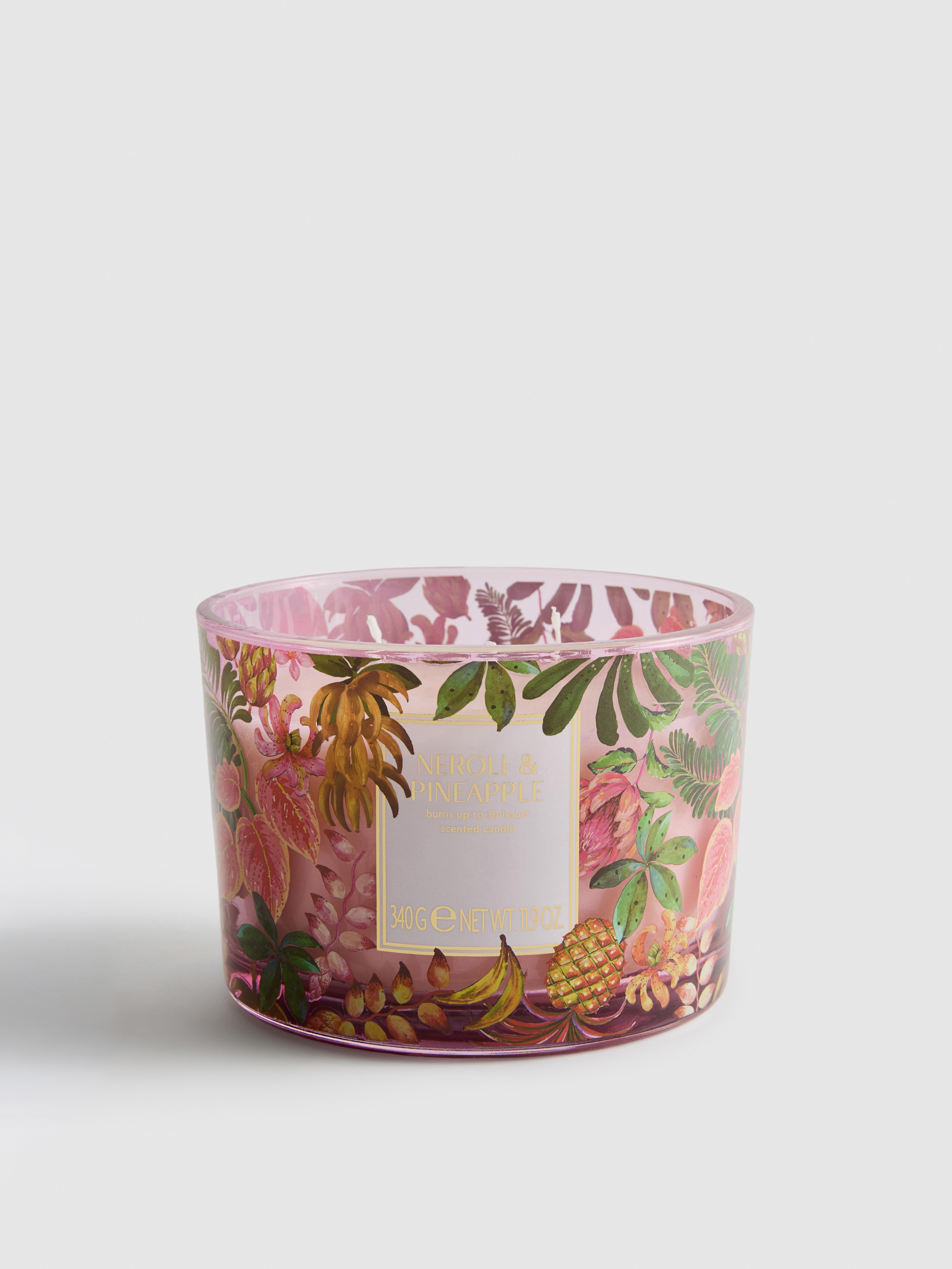 Scented Candle In Decorative Glass Jar